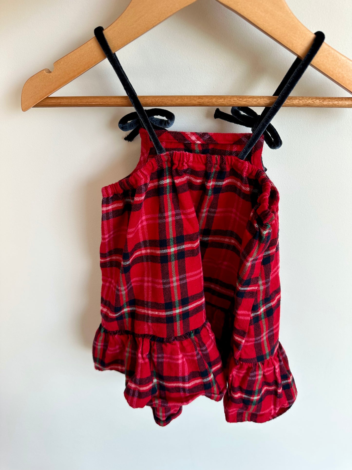 Plaid Tank Dress / 12-18m