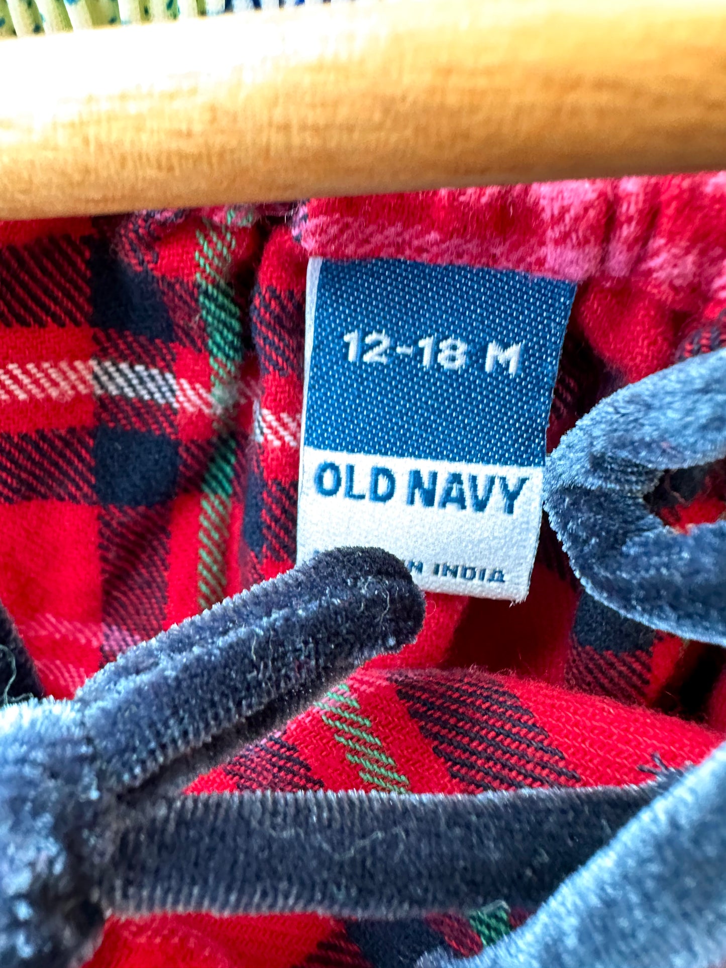 Plaid Tank Dress / 12-18m