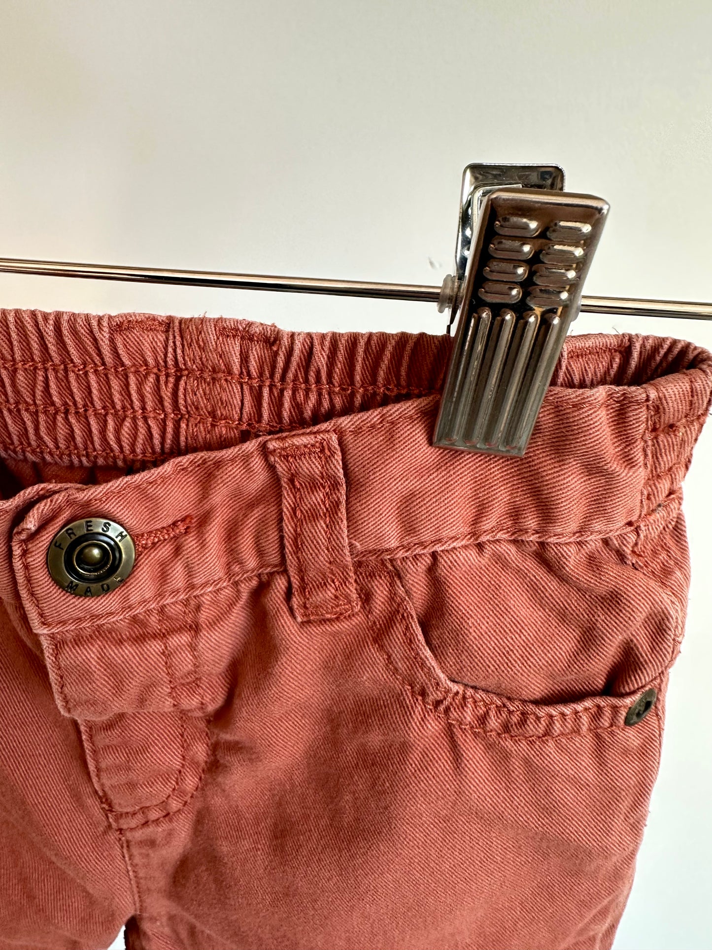 Terracotta Pants / 6-12m