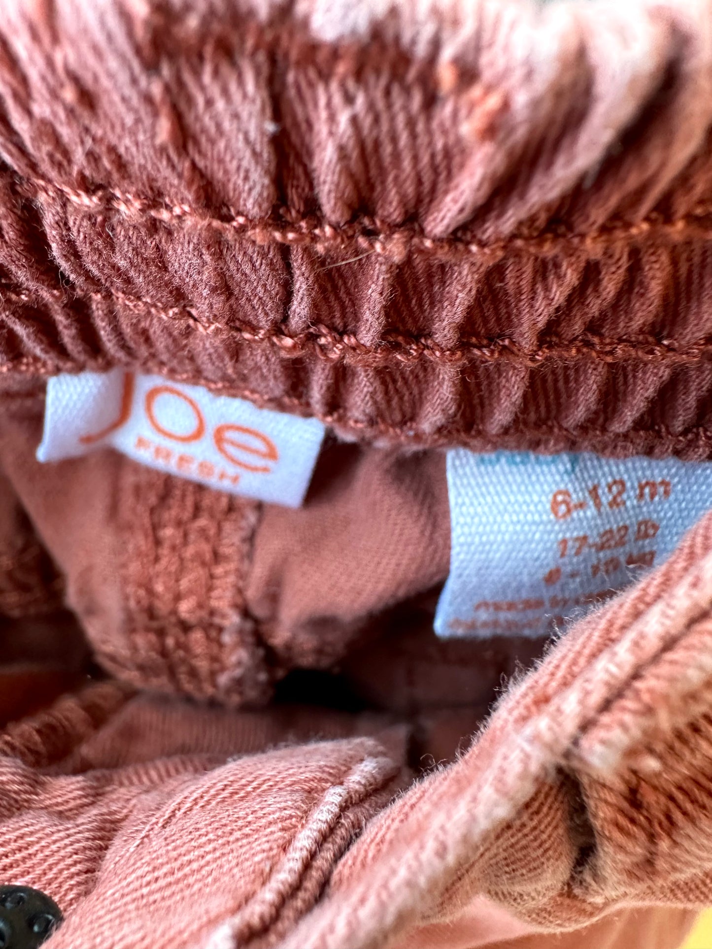 Terracotta Pants / 6-12m