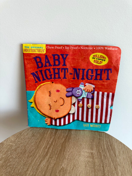 Baby Night- Night Washable Book / 0-2 years