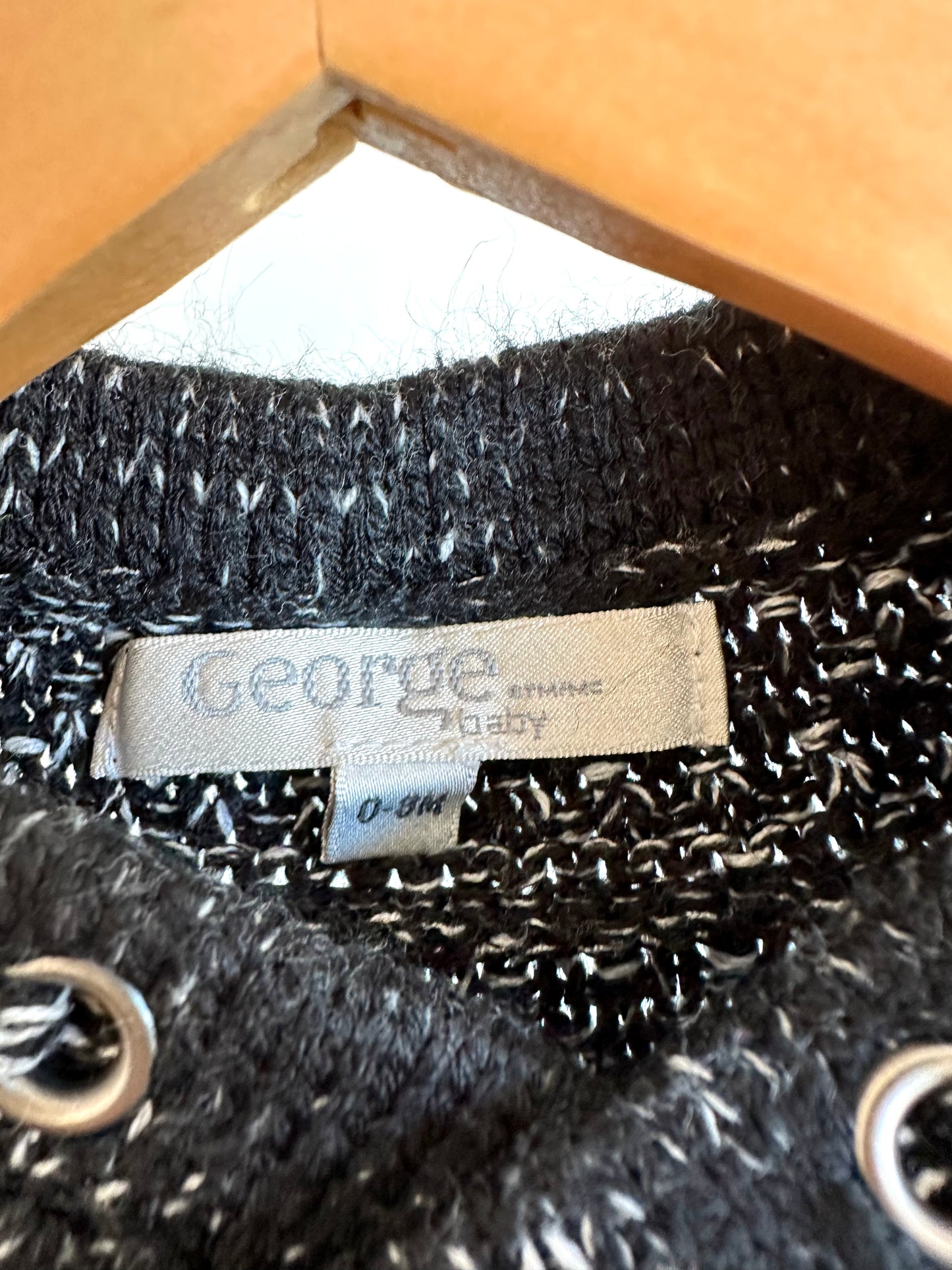 Lightening Grey Ombre Sweater / 0-3m