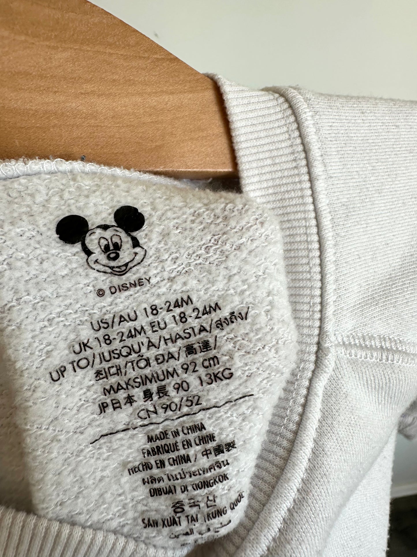 Mickey Disneyland Sweater (PLAY) / 18-24m