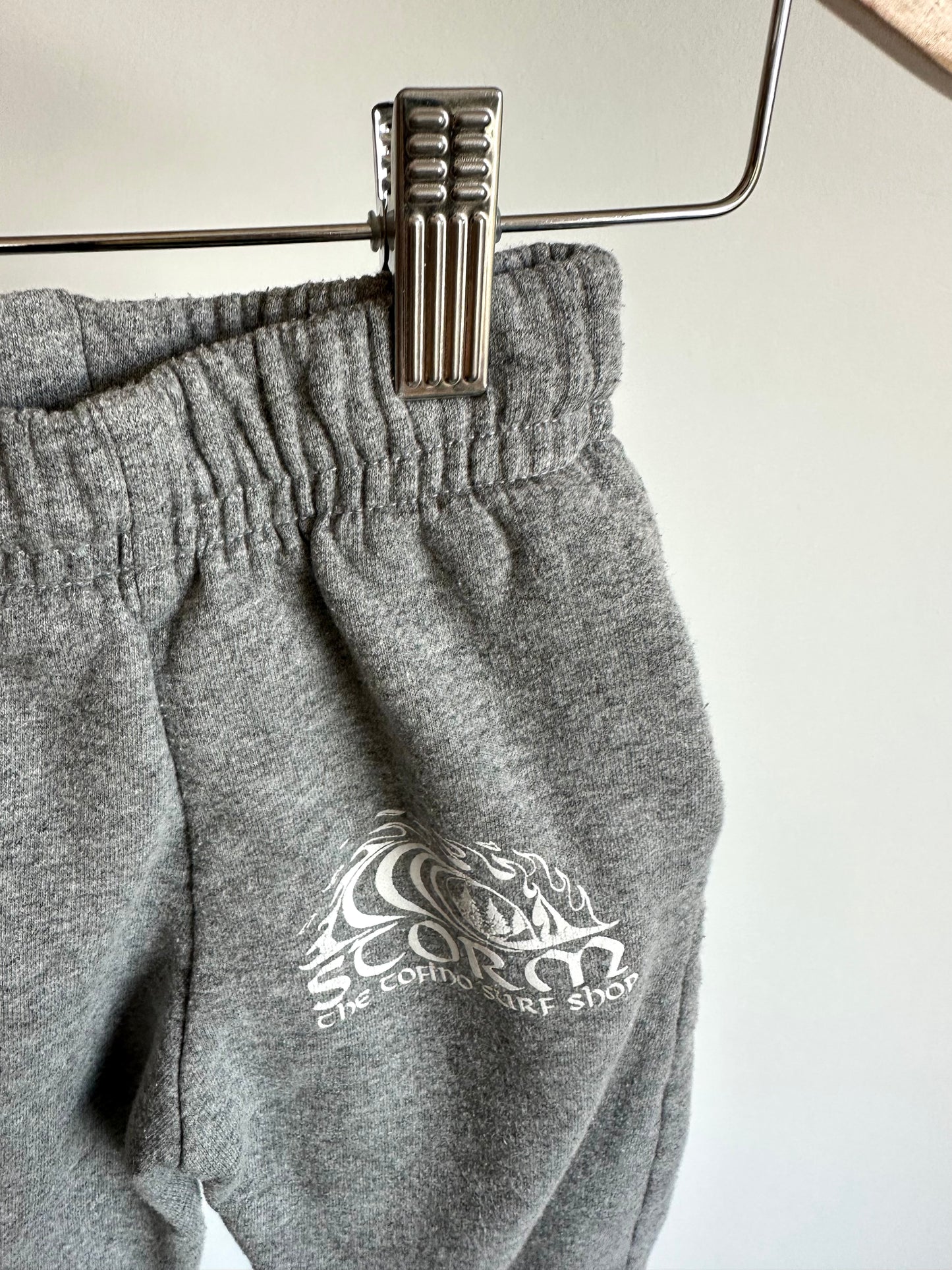 Grey Storm Drawstring Sweat Pants / 2T
