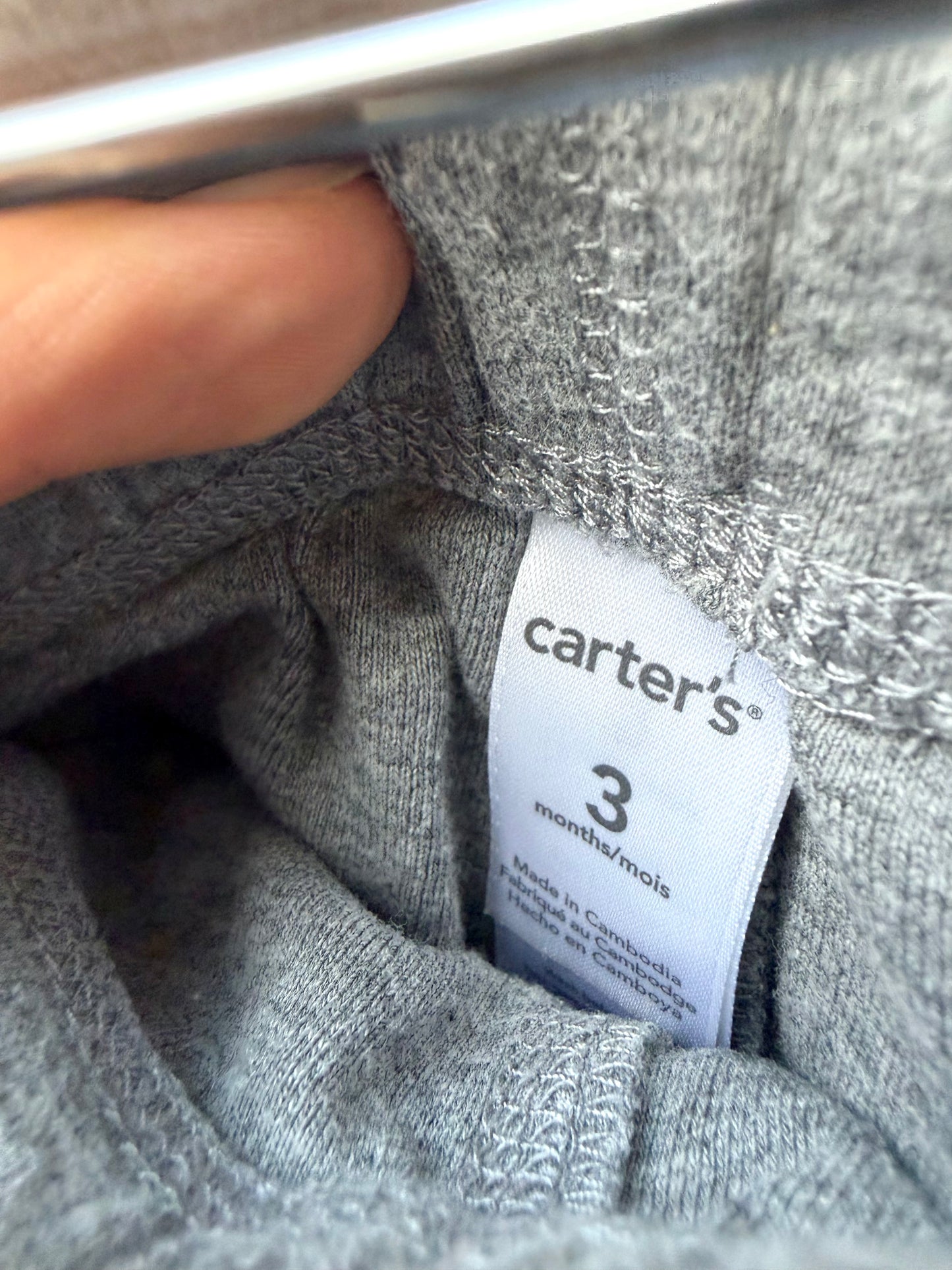Grey Tapered Pants / 3m