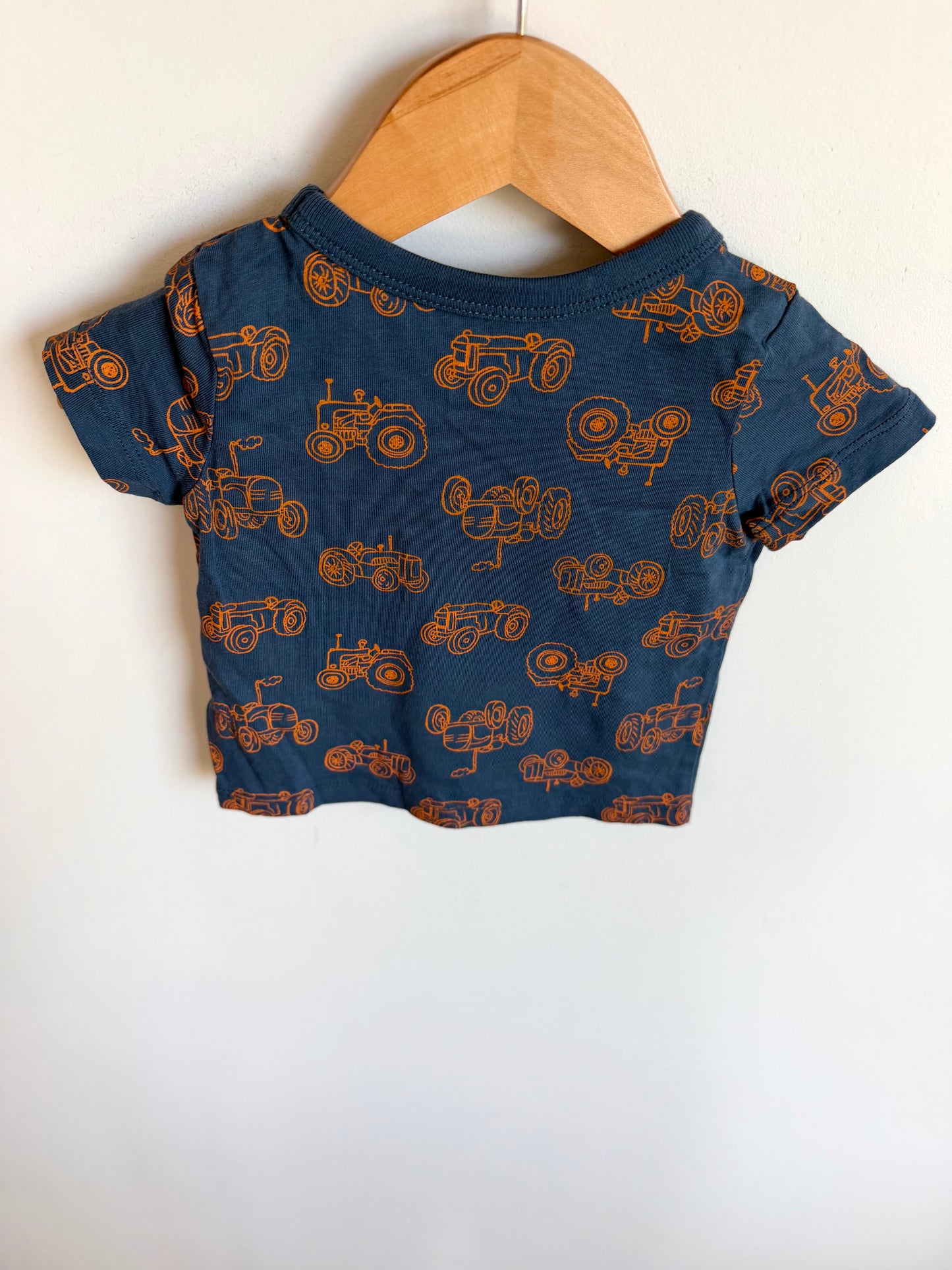 Tractor Blue T-Shirt / 3-6m