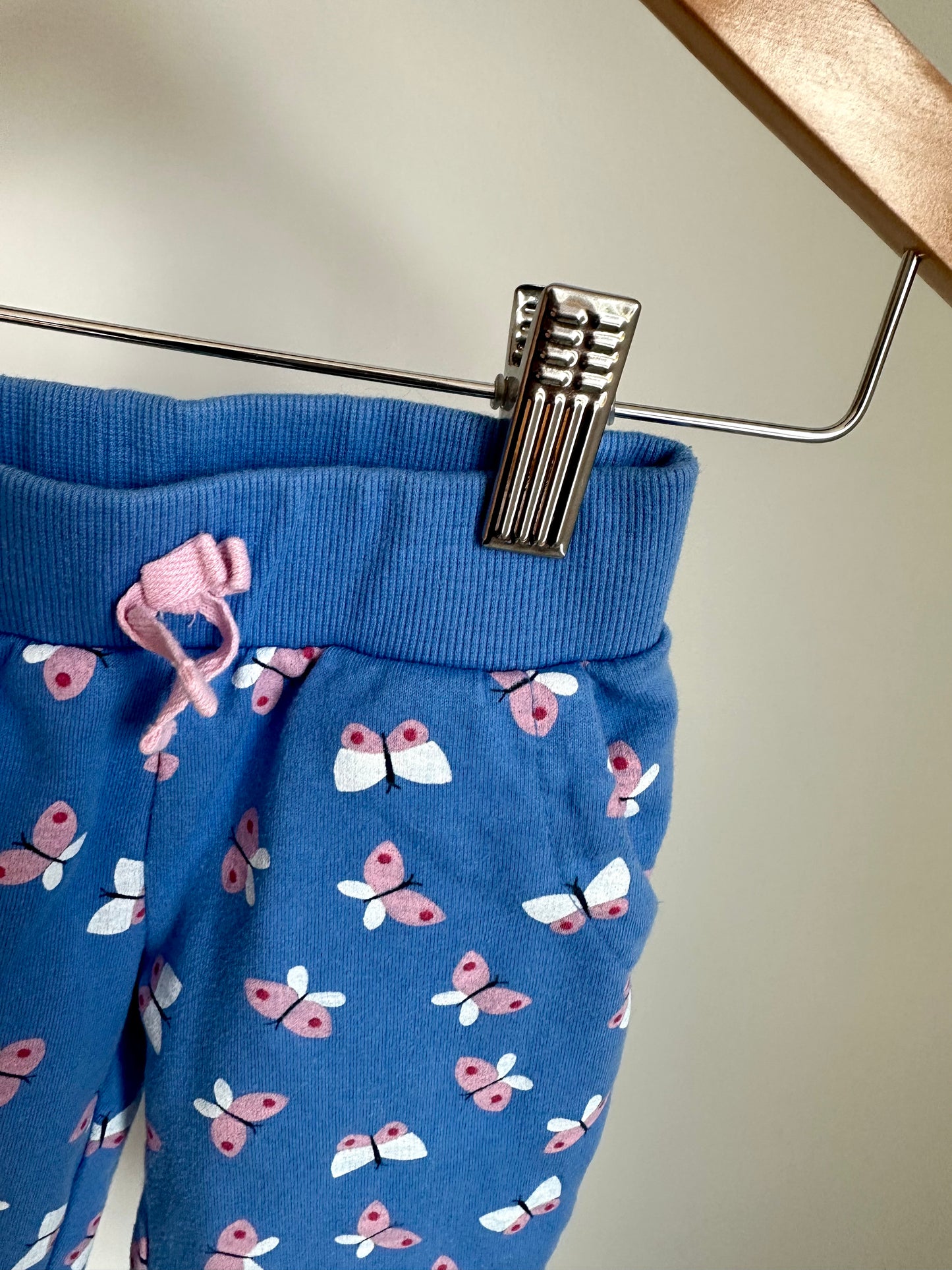 Butterfly Blue Pants / 12m
