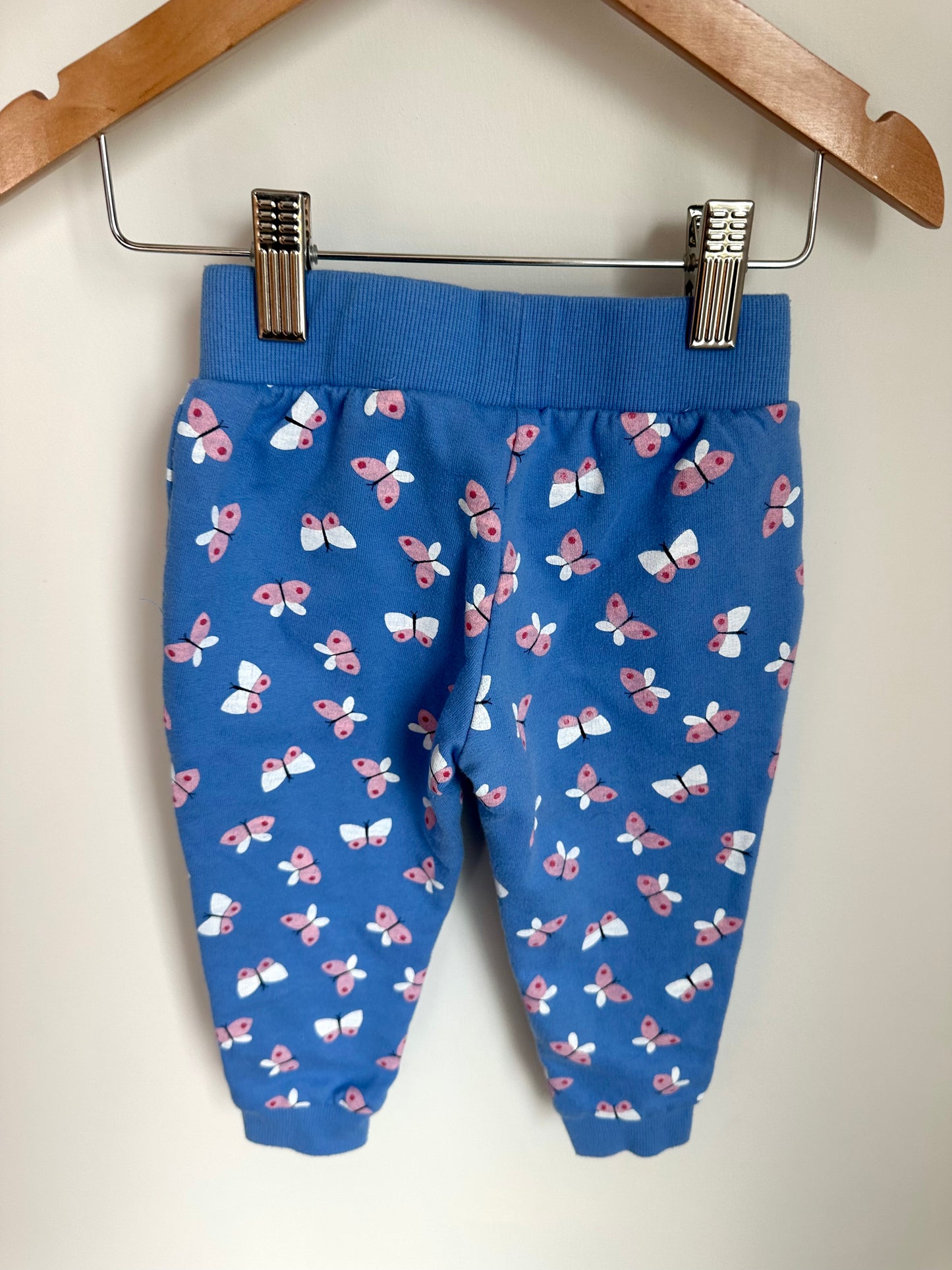Butterfly Blue Pants / 12m