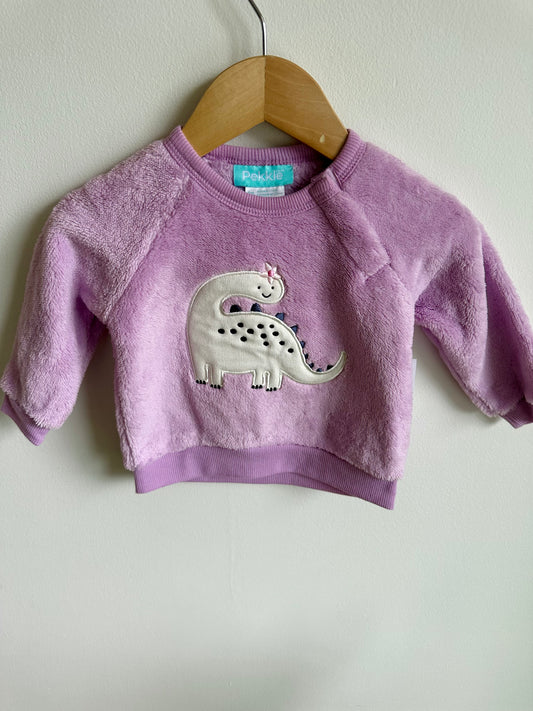 Dino Pink Sweater (With Tags) / 9m