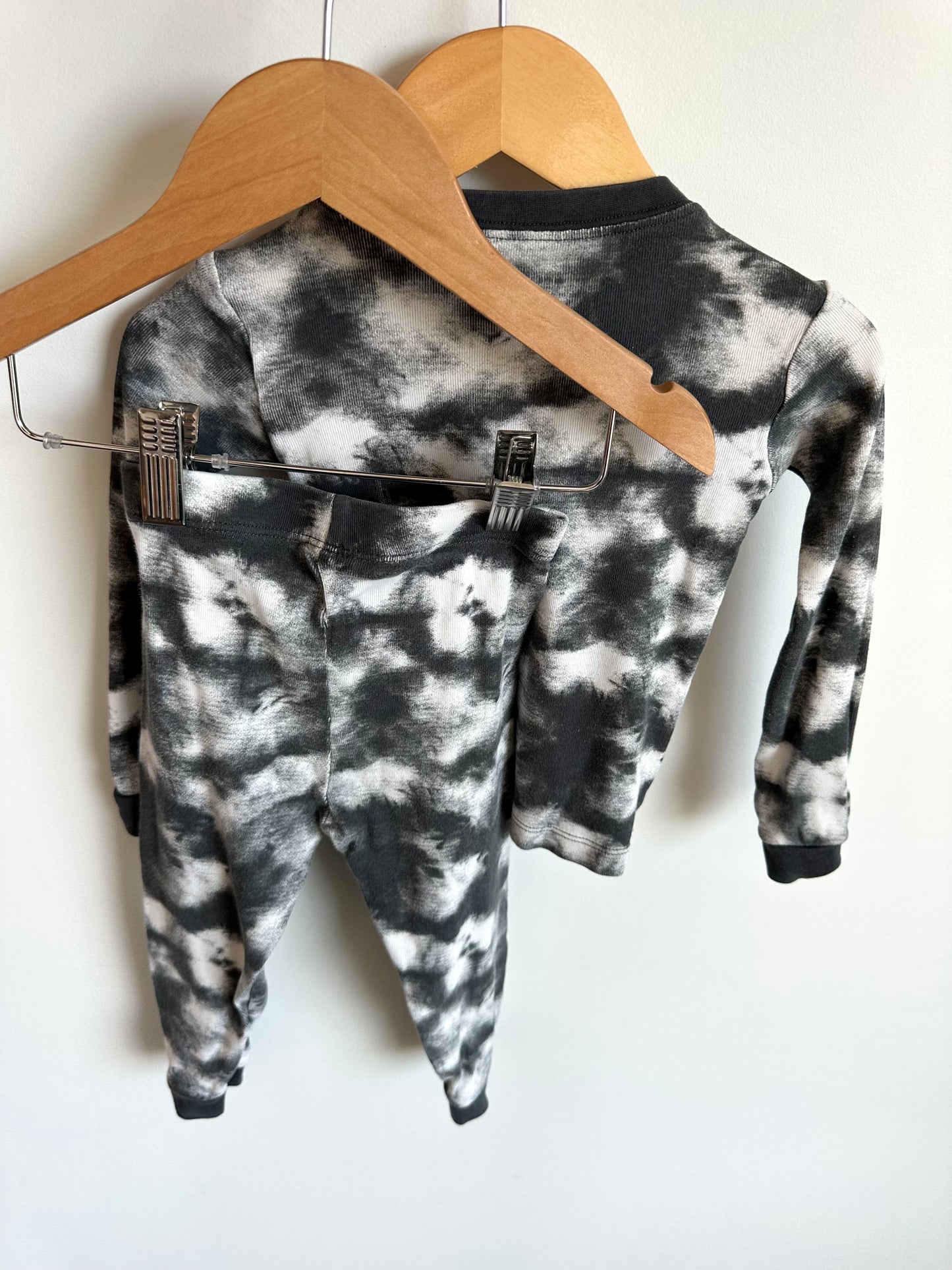 Grey Tie Dye Pj Set / 18-24m
