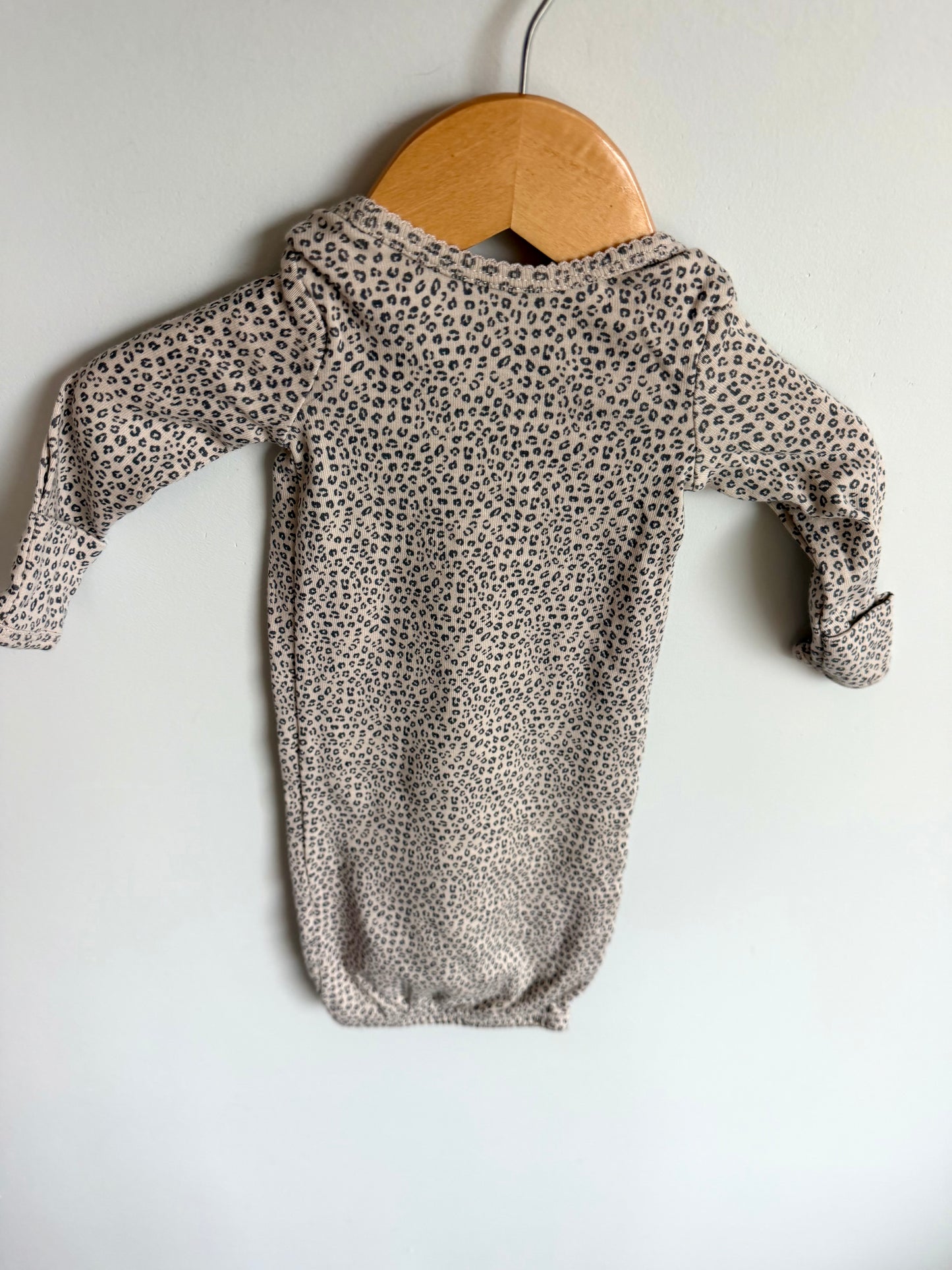 Animal Print Sleeper Gown / 0m