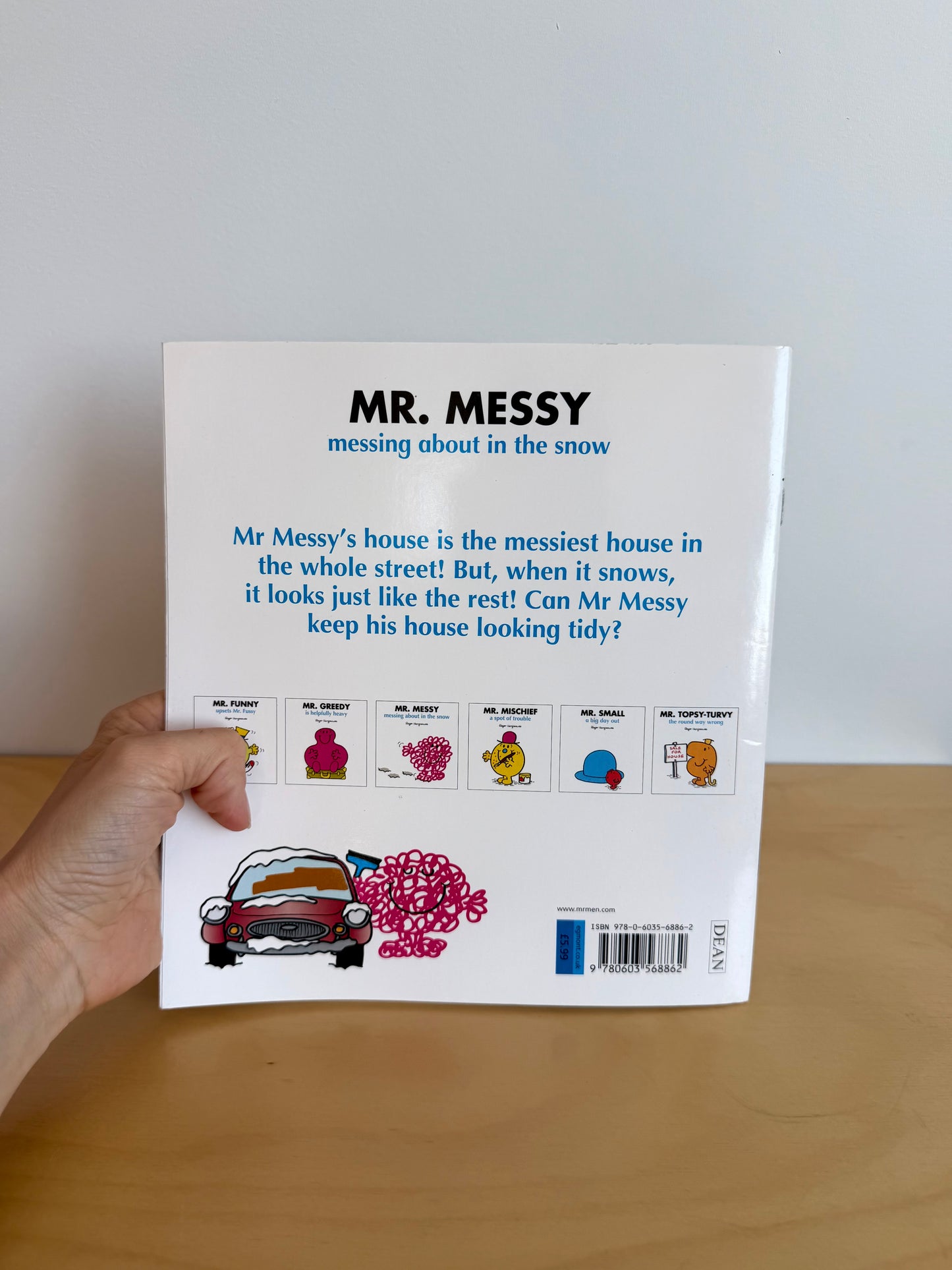 Mr. Messy Snow Book / 3-7 years