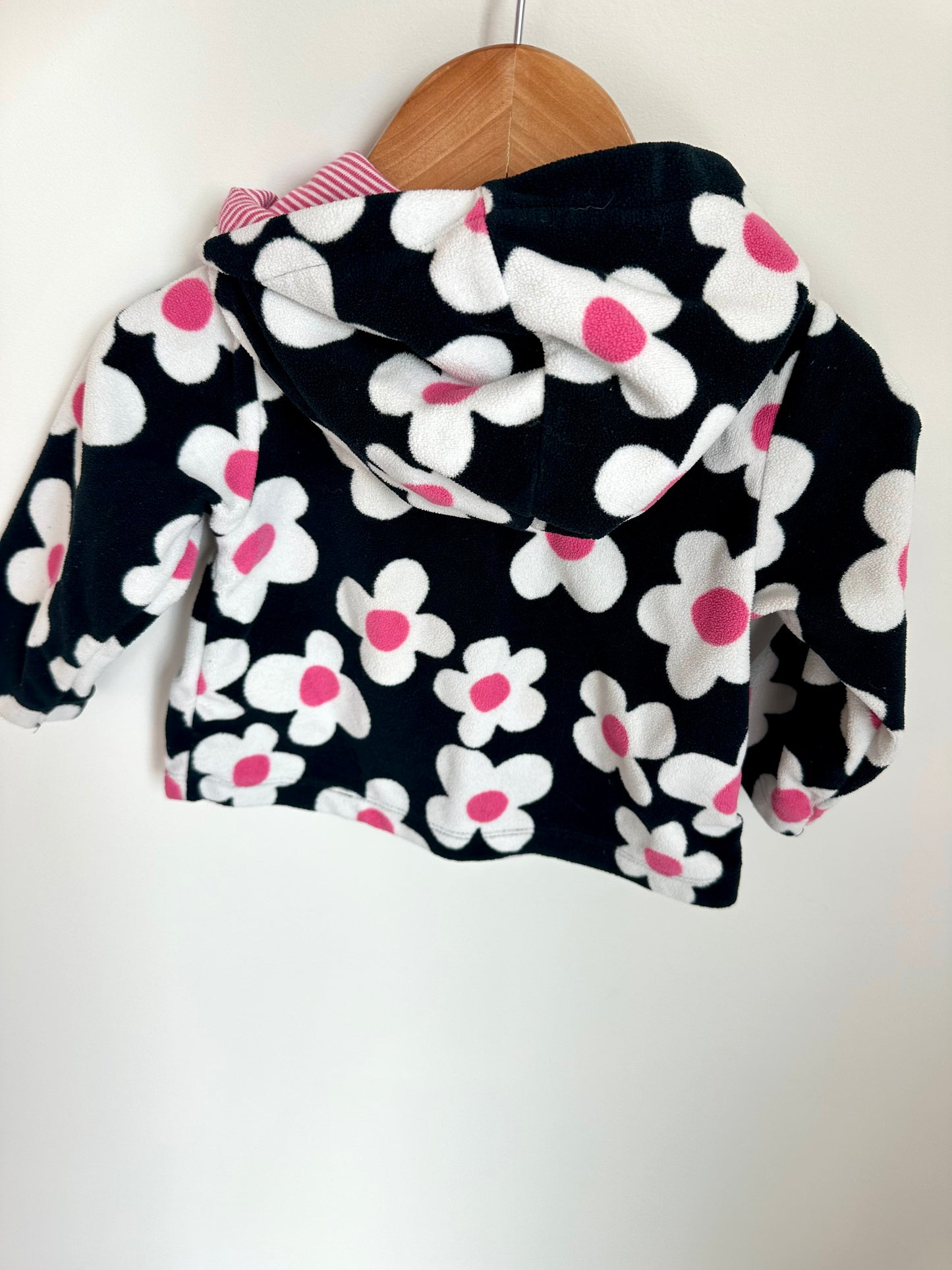 Daisy Zippered Hoodie / 12m