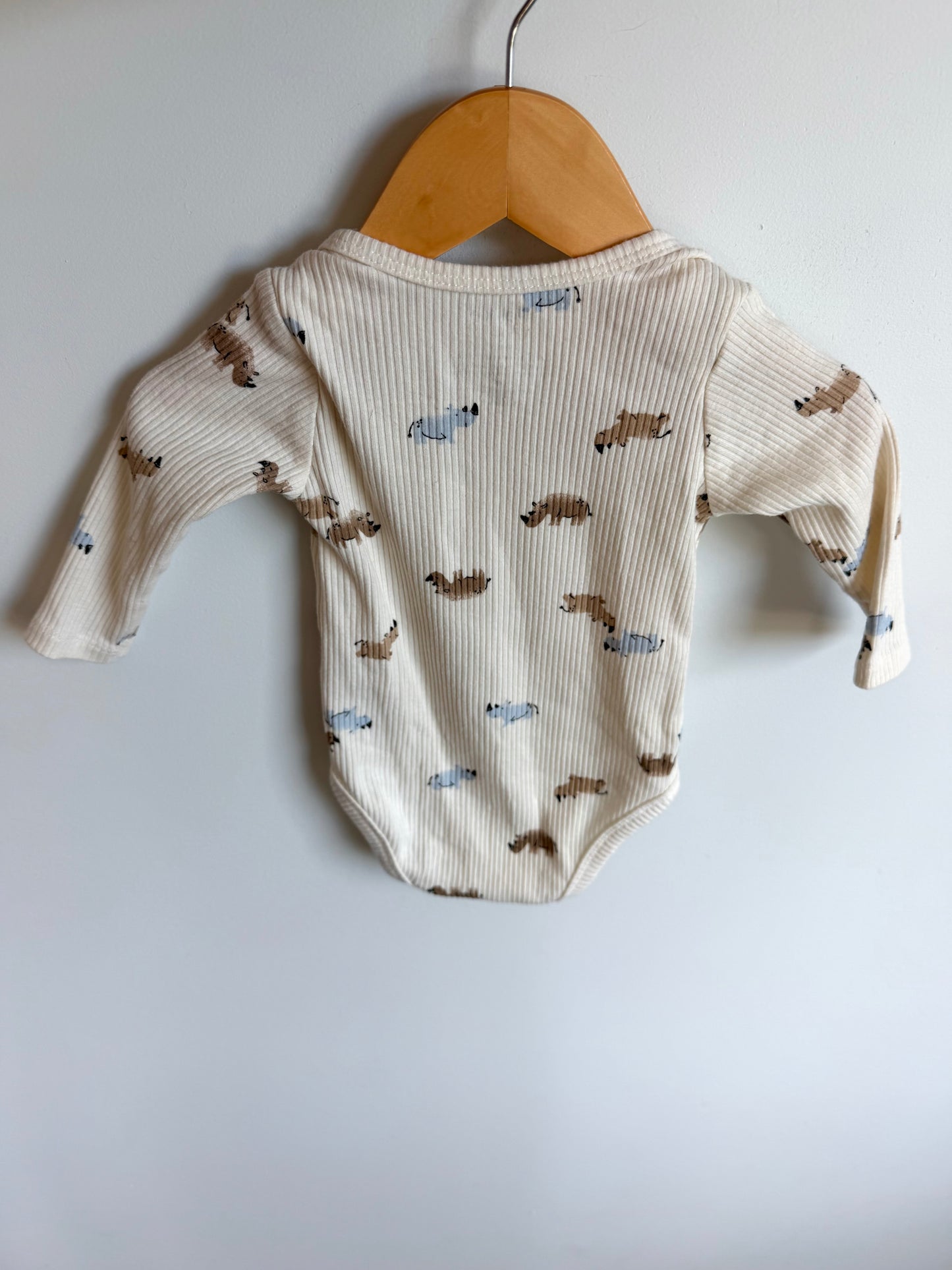 Rino Ribbed Bodysuit / 6m