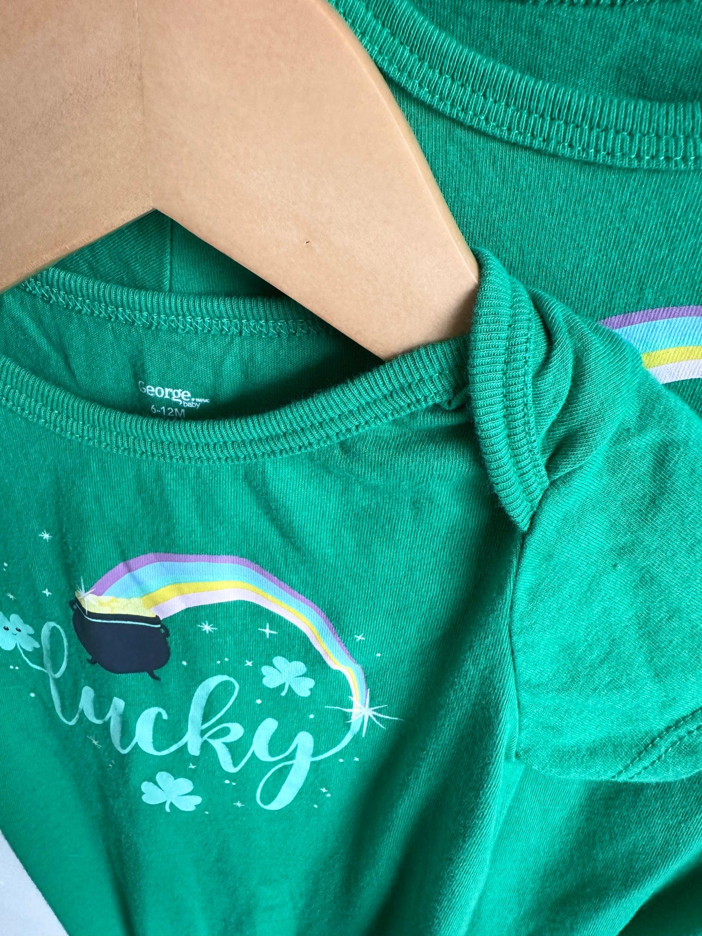 Lucky Twin Bodysuits / 6-12m