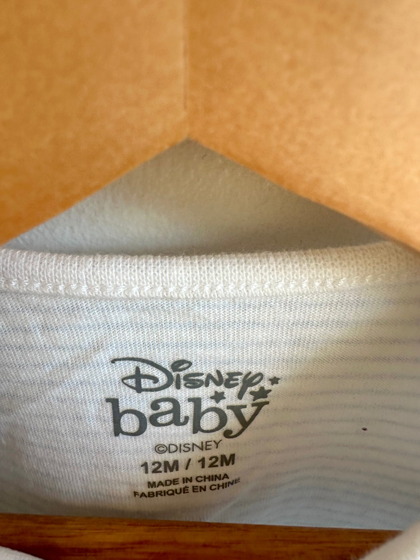 Princess Striped Blue Top / 12m