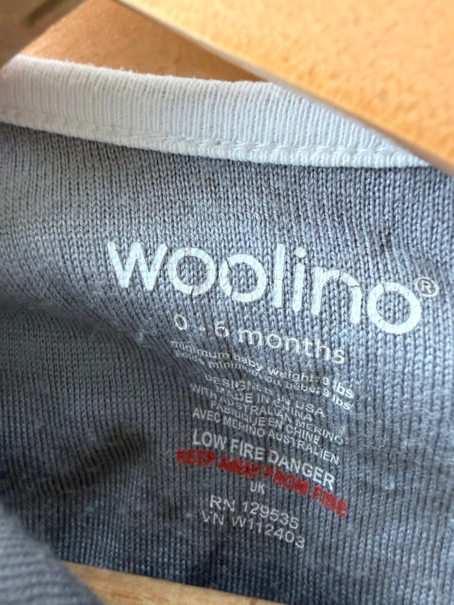 Woolino Star Sleep Sack / 0-6m
