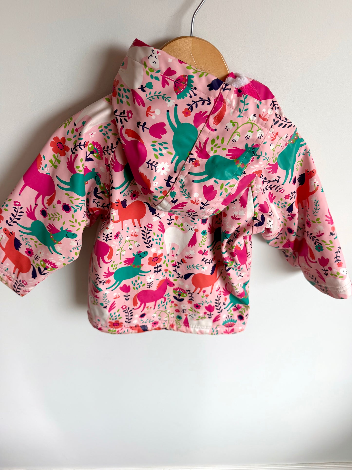 Hatley Pink Floral Jacket / 18-24m