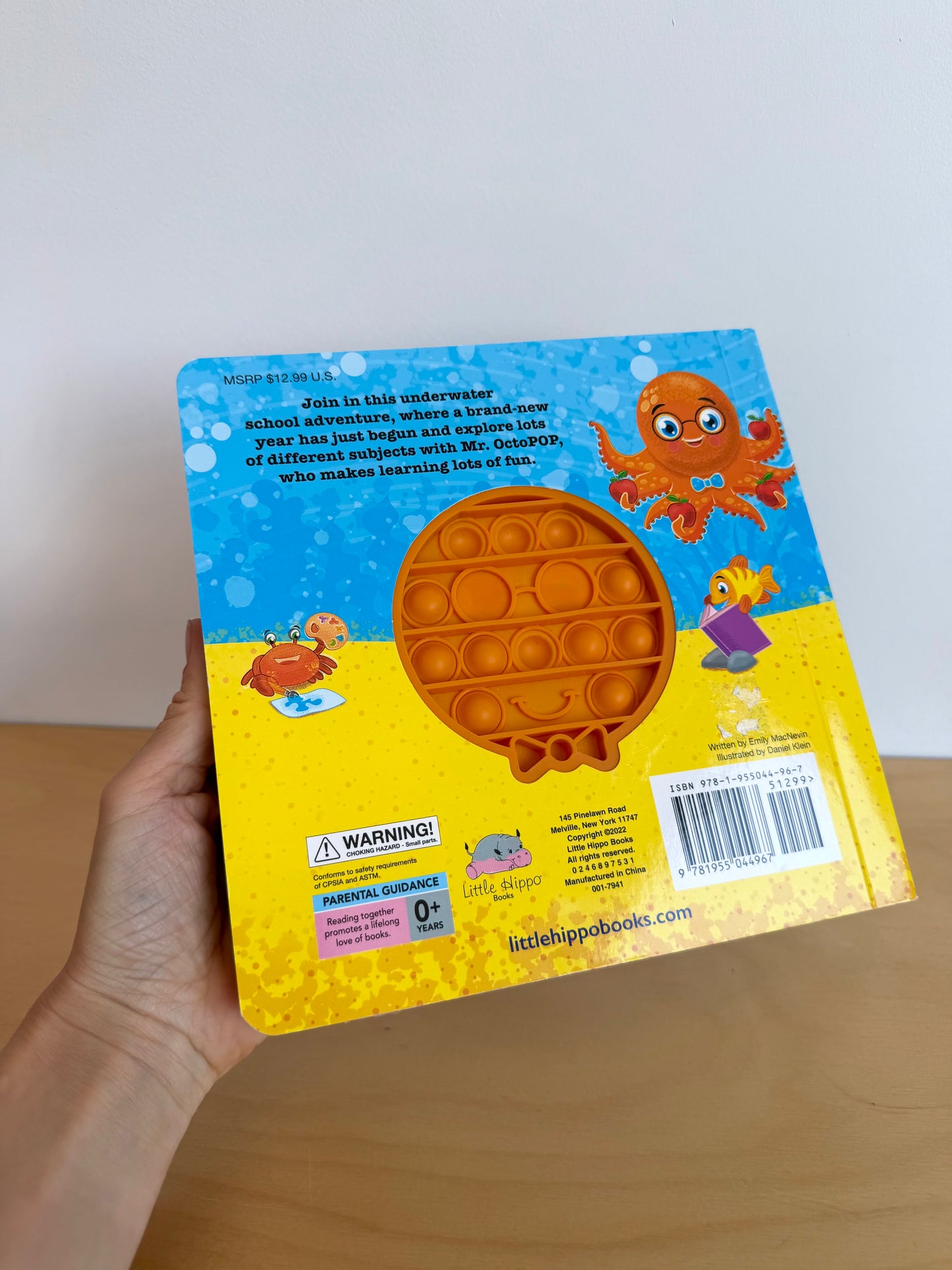 Mr. Octopop's School Book / 0-3 years (No Shipping)