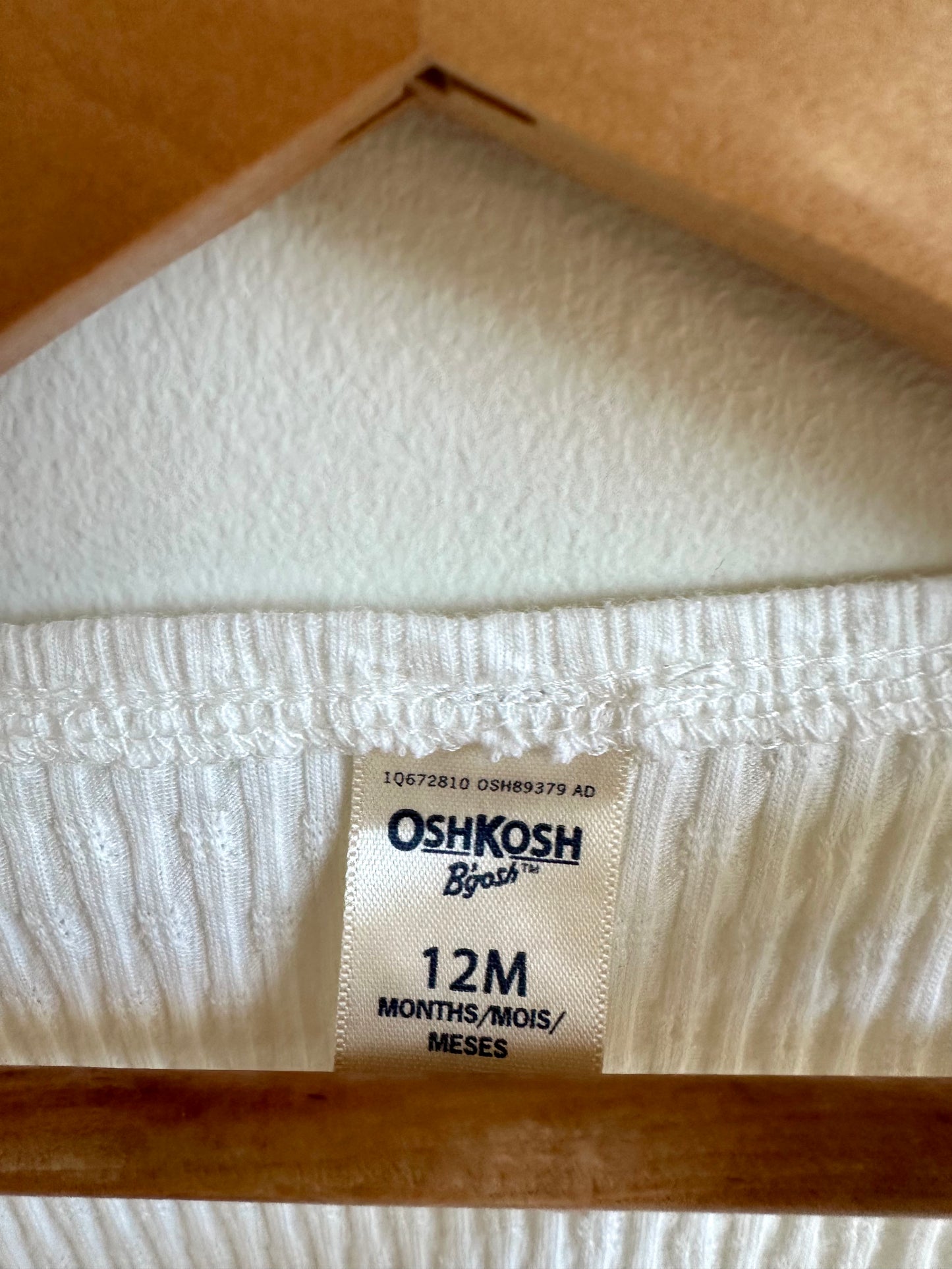 White Rousing Top / 12m