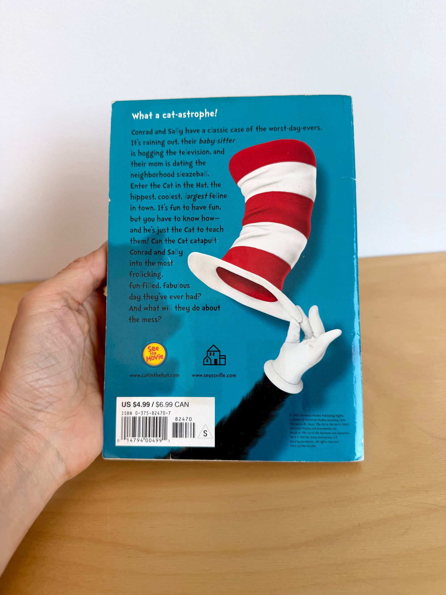 The Cat in the Hat Novel Book / 8-12 years