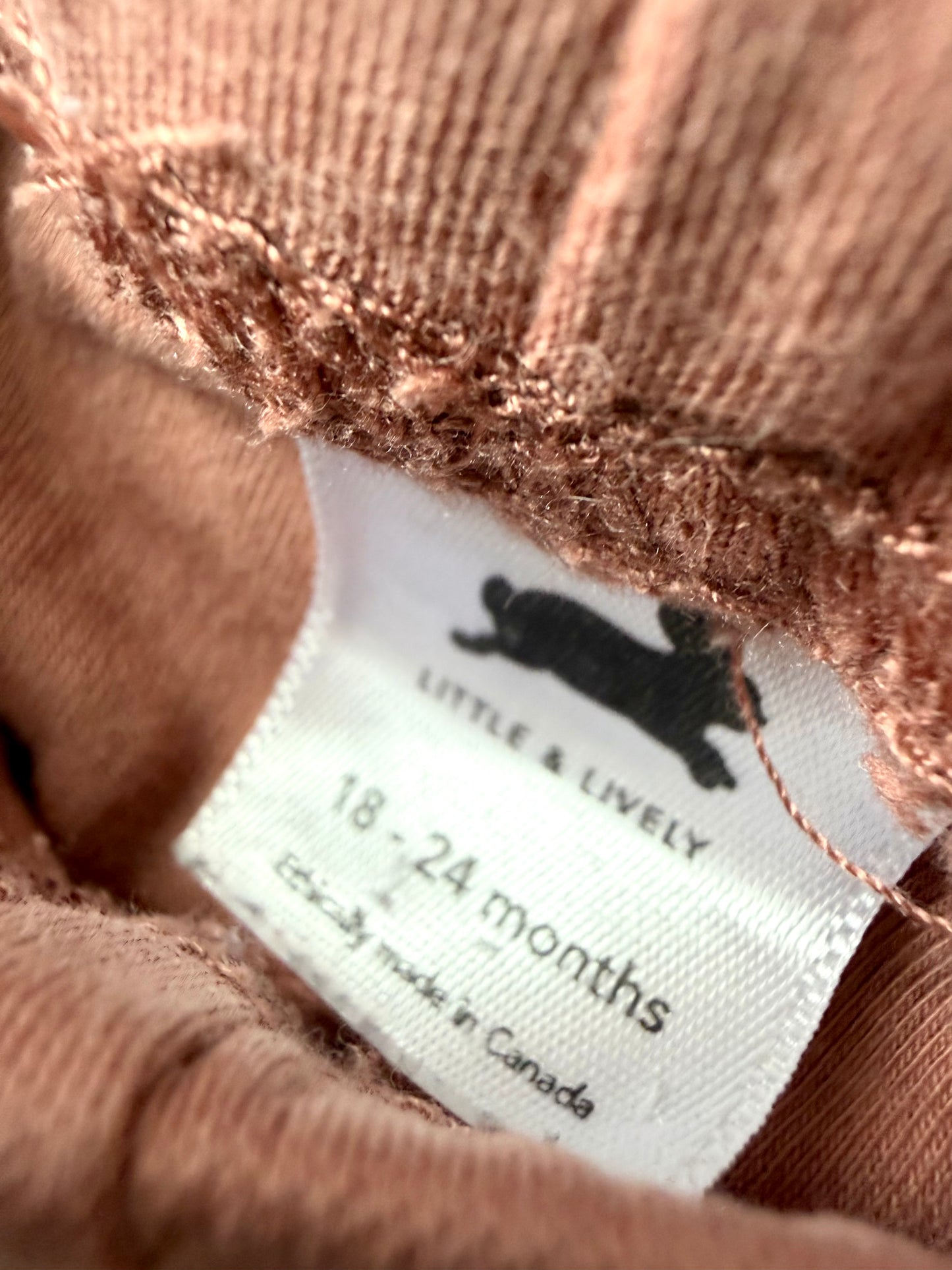 Little & Lively Blush Leggings / 18-24m