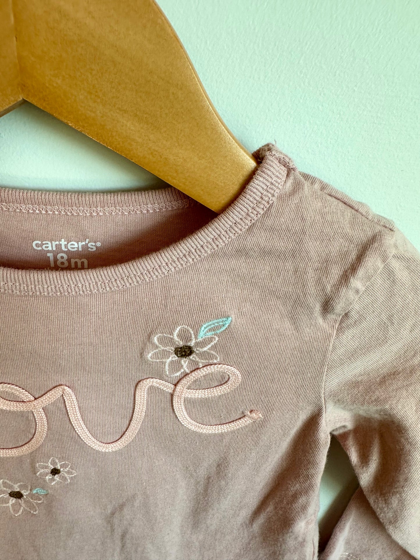 Love String Long Sleeve Top / 18m