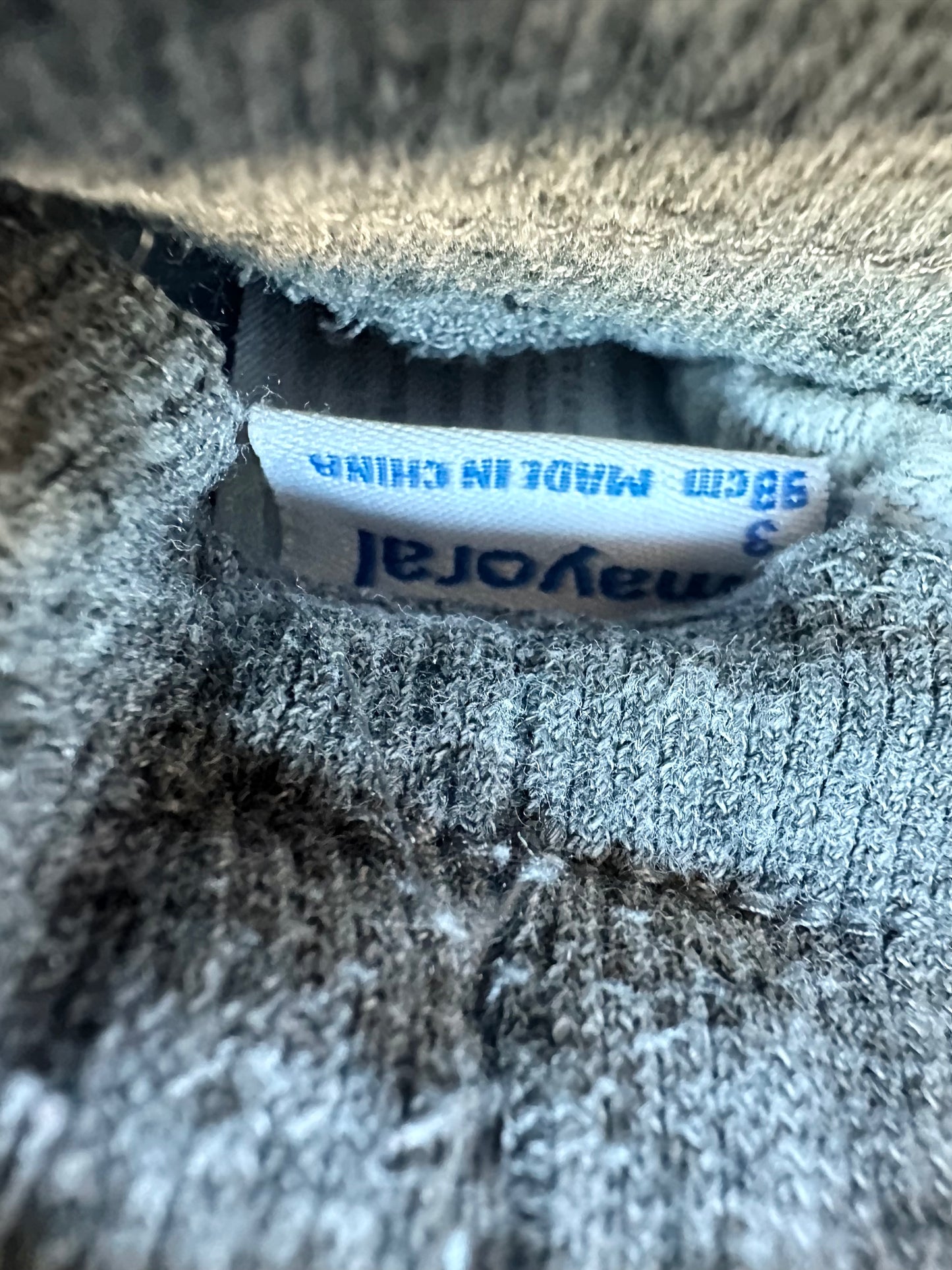 Mayoral Grey Tapered Sweatpants / 3T