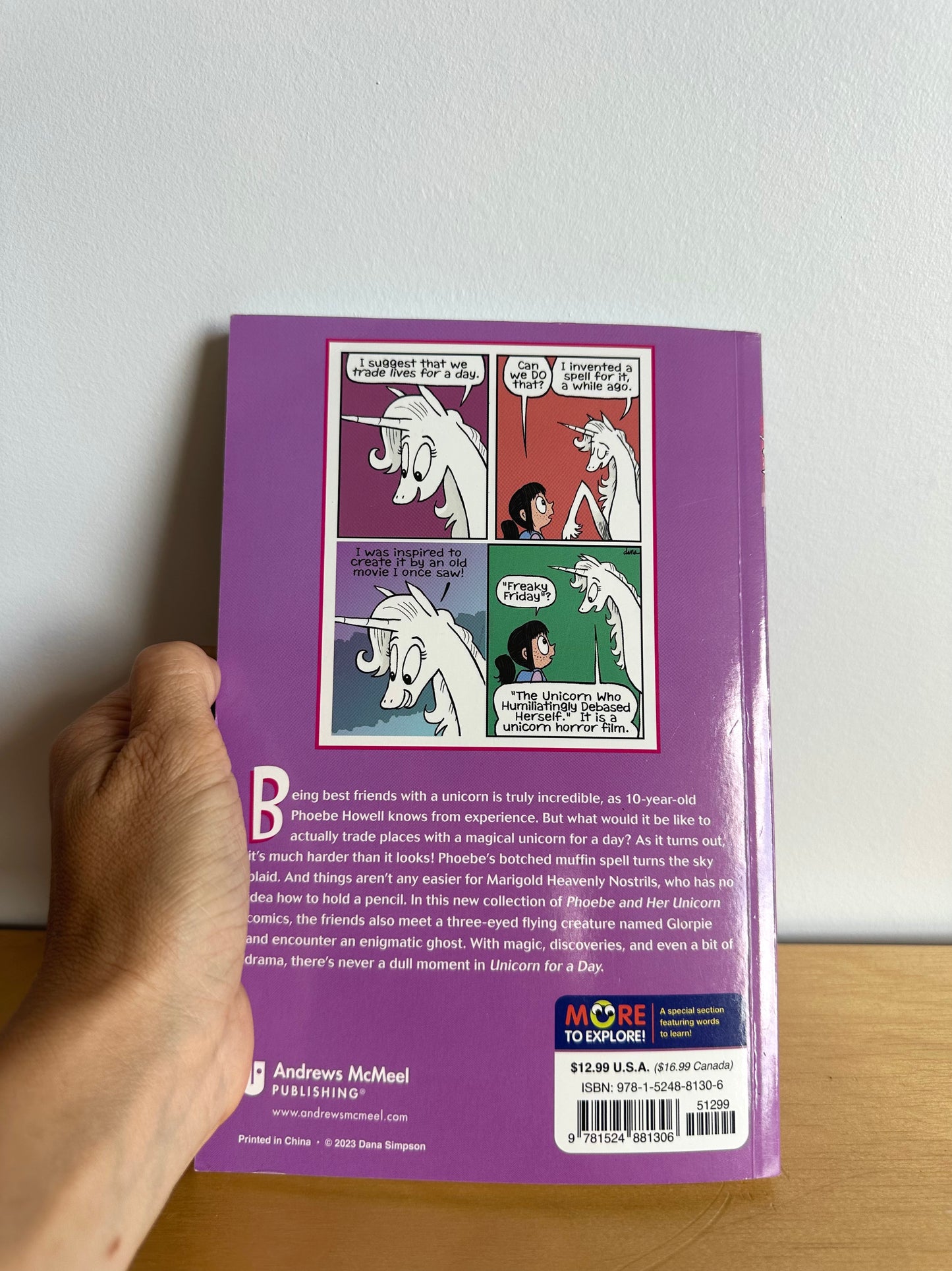 Unicorn for a Day Softcover Book / 8+ years