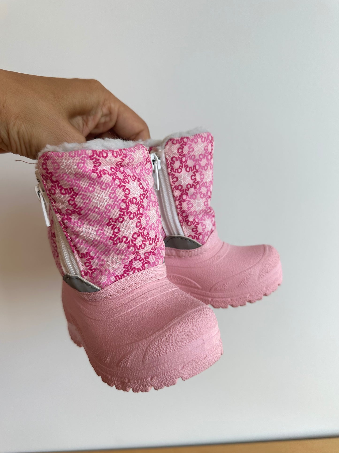 Pink Sherpa Lined Boots / Size 4 Toddler