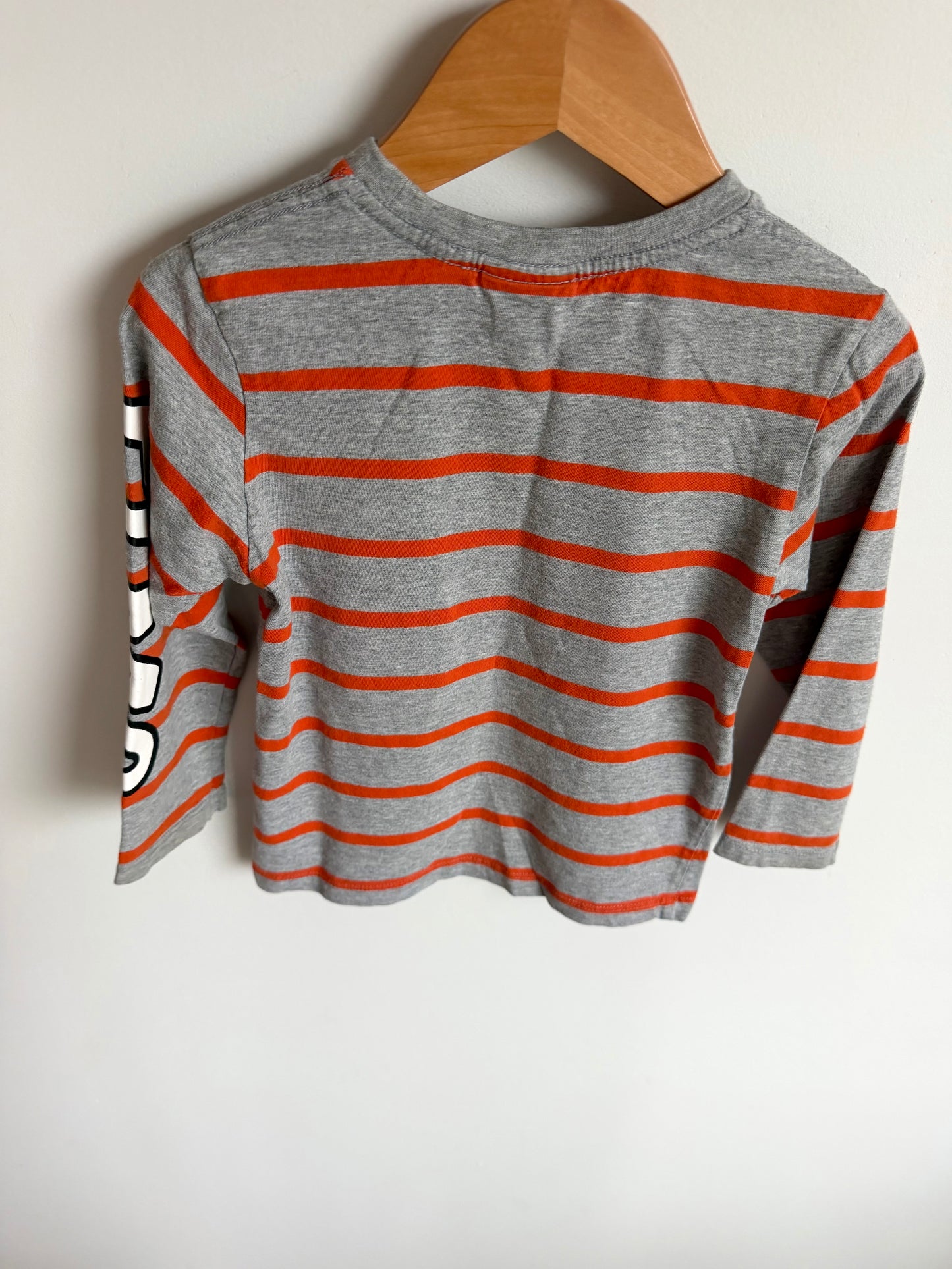 Elmo Striped Long Sleeve Top / 2-3T