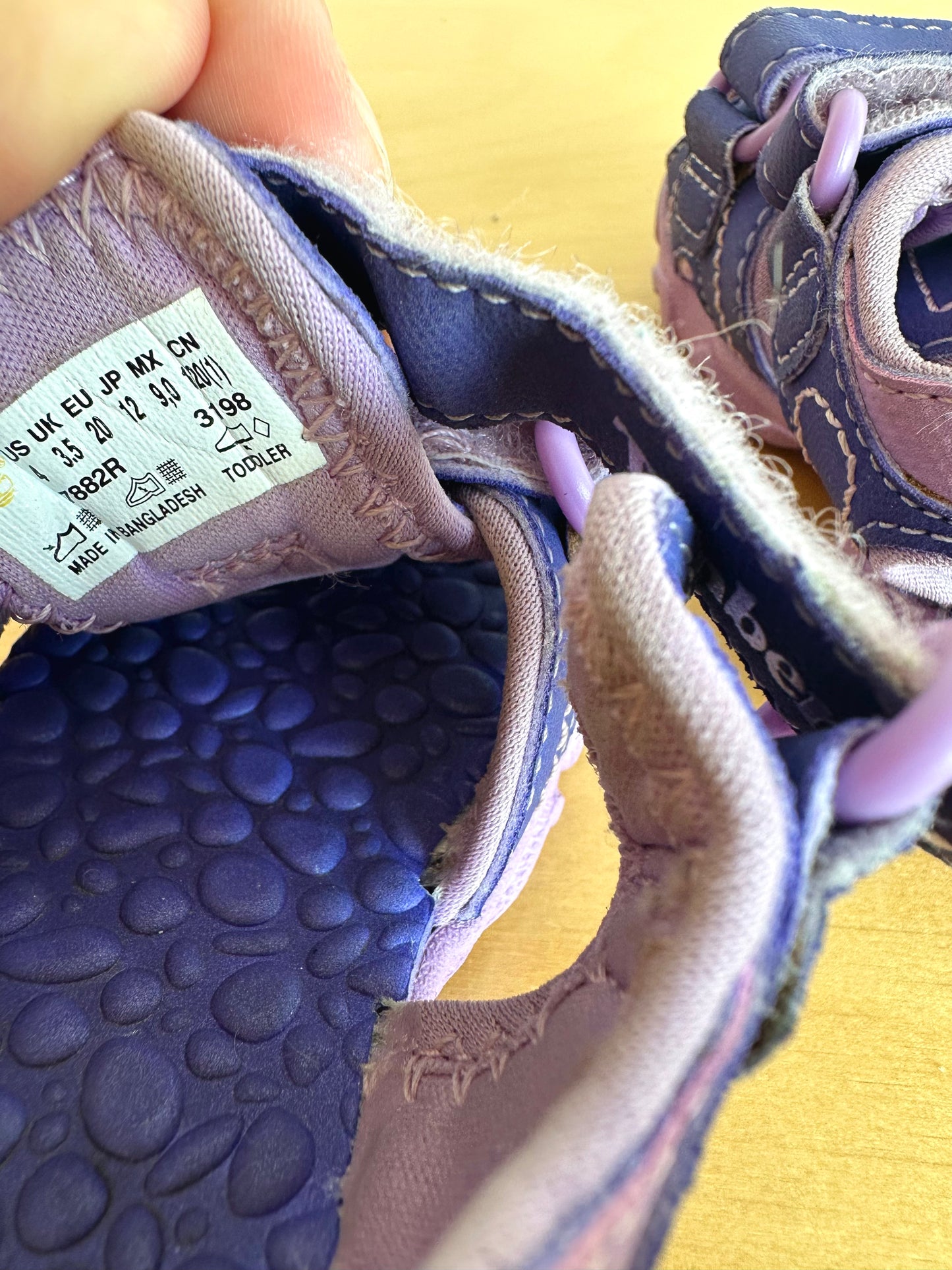Timberland Purple Sandals / Size 4 Toddler
