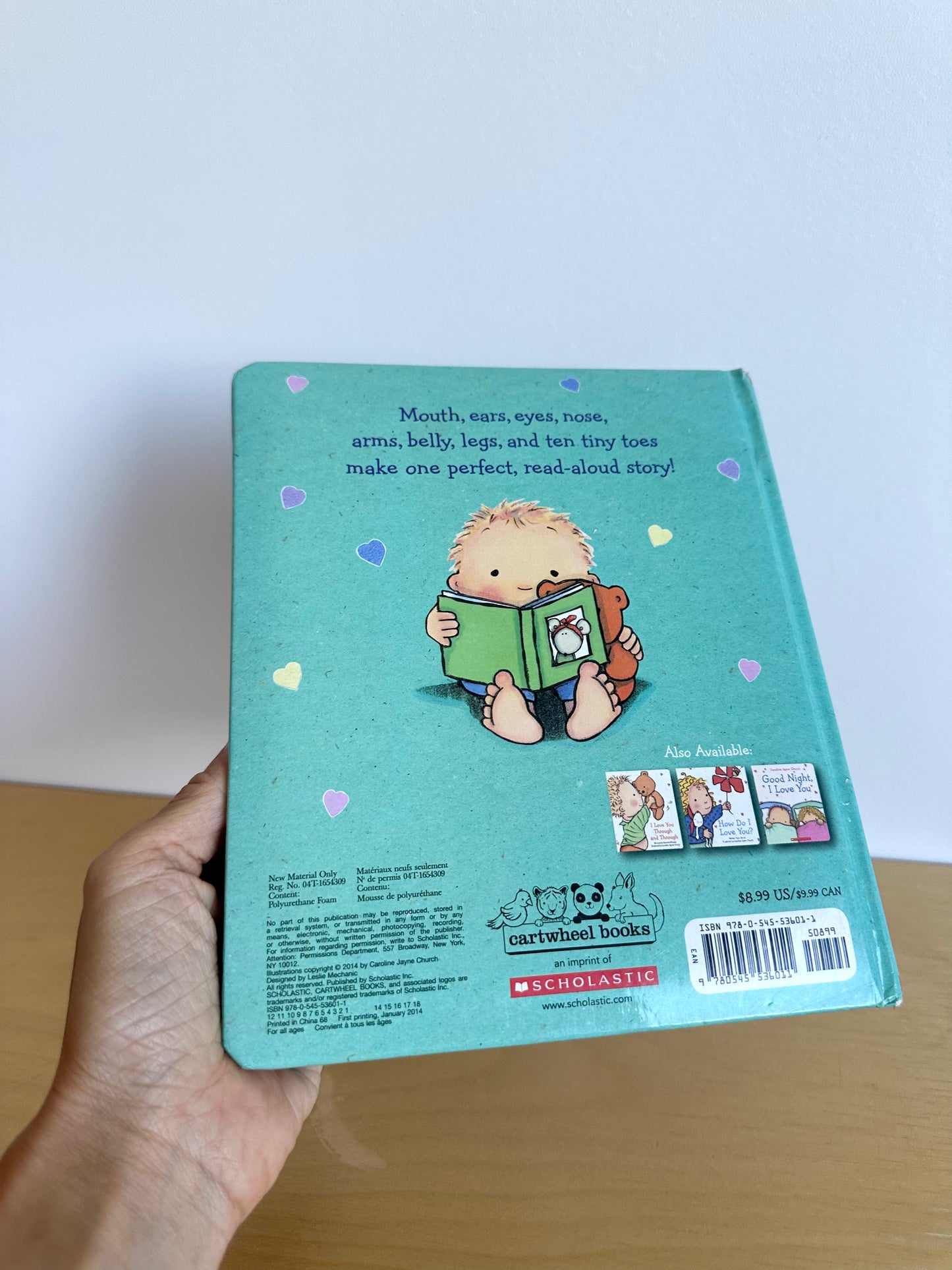 Ten Tiny Toes Board Book / 0-2 years