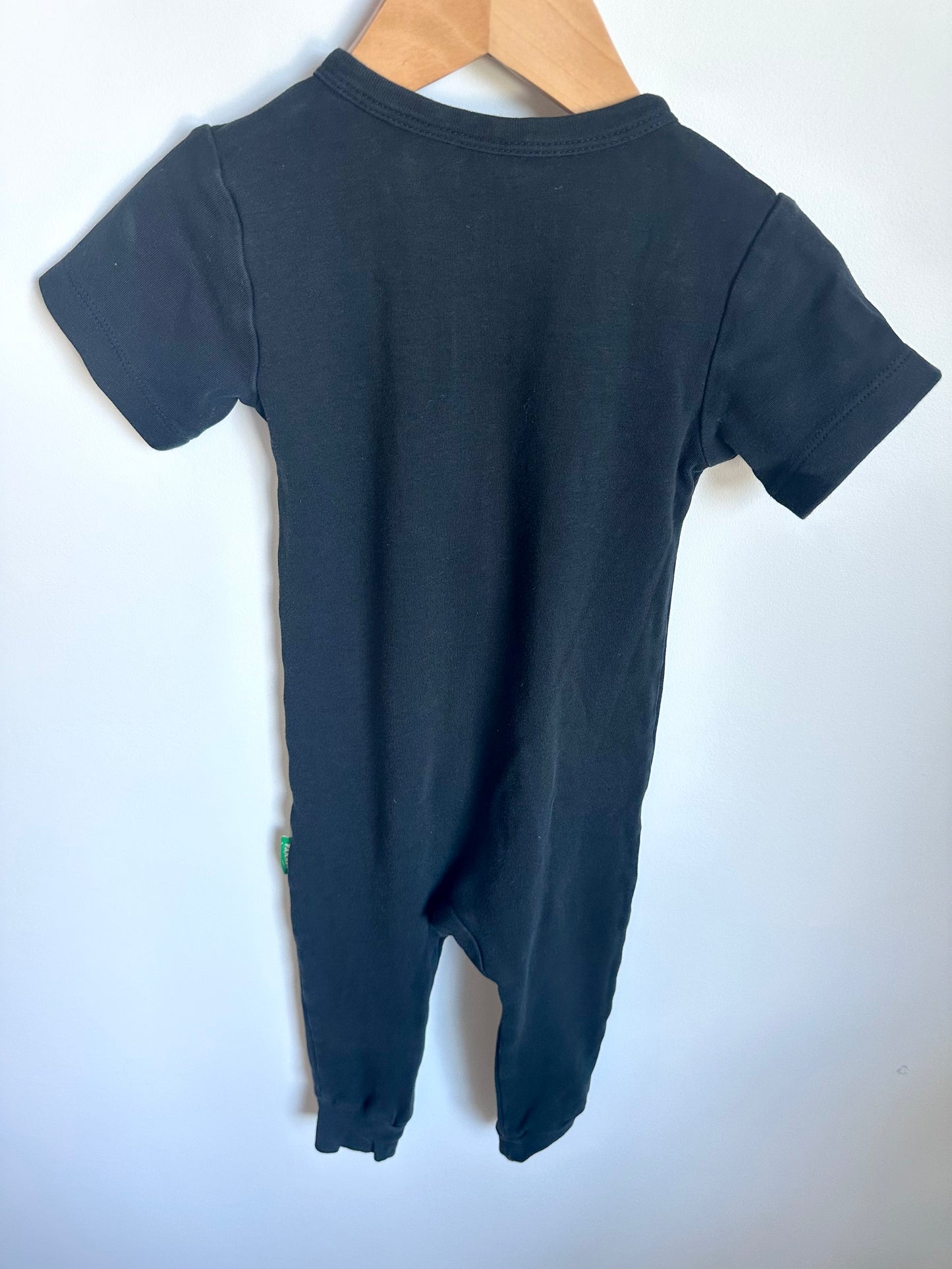 Parade Organic Black T-shirt Sleeper / 2T