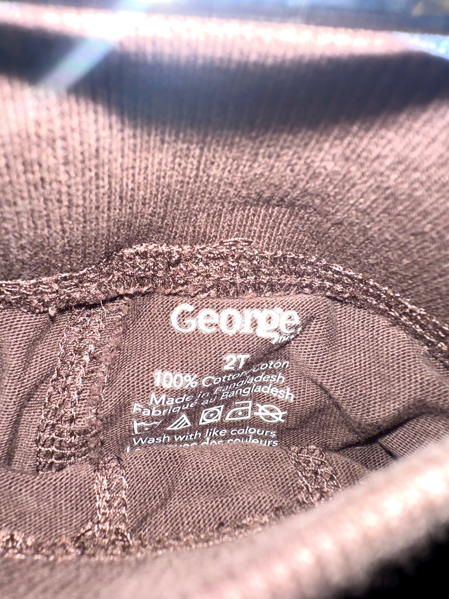 Brown Tapered Pants / 2T