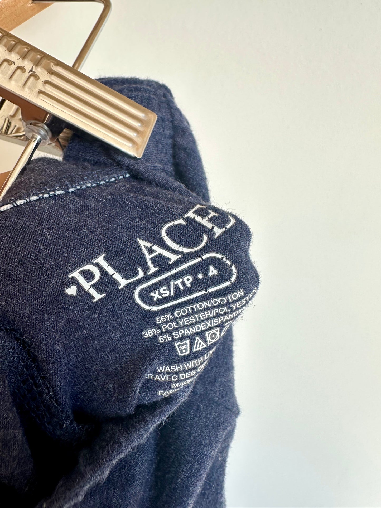 Flared Navy Pants / 4T (xs)