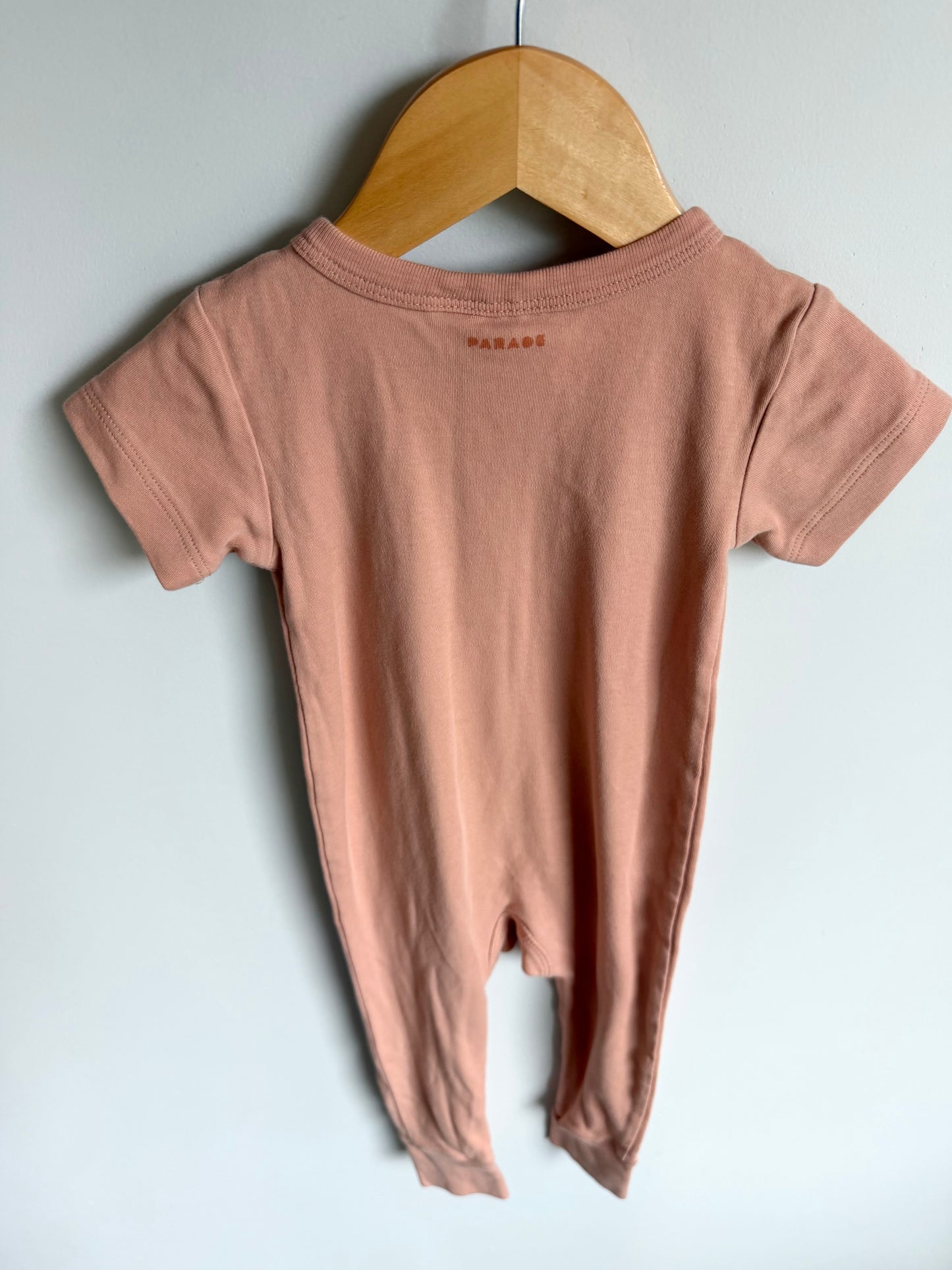 Parade Organic Blush Short Sleeve Sleeper / 12-18m