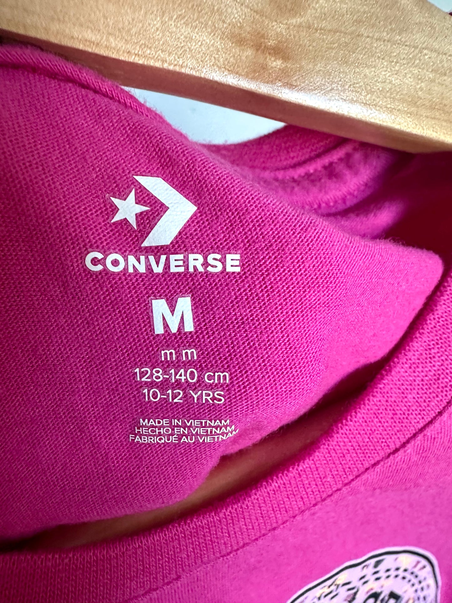 Pink Converse T-shirt / 10-12 years