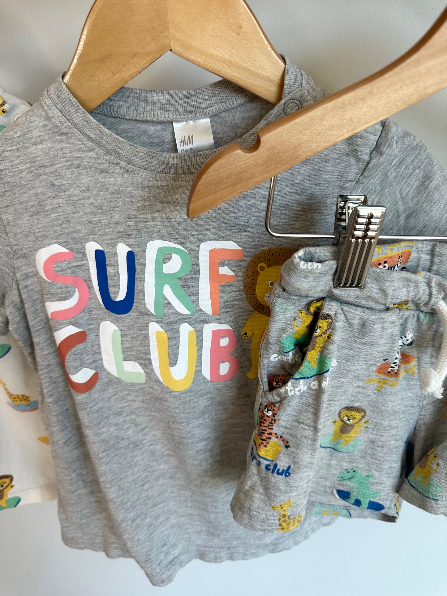 Surf Club Tops + Shorts Set / 12-18m