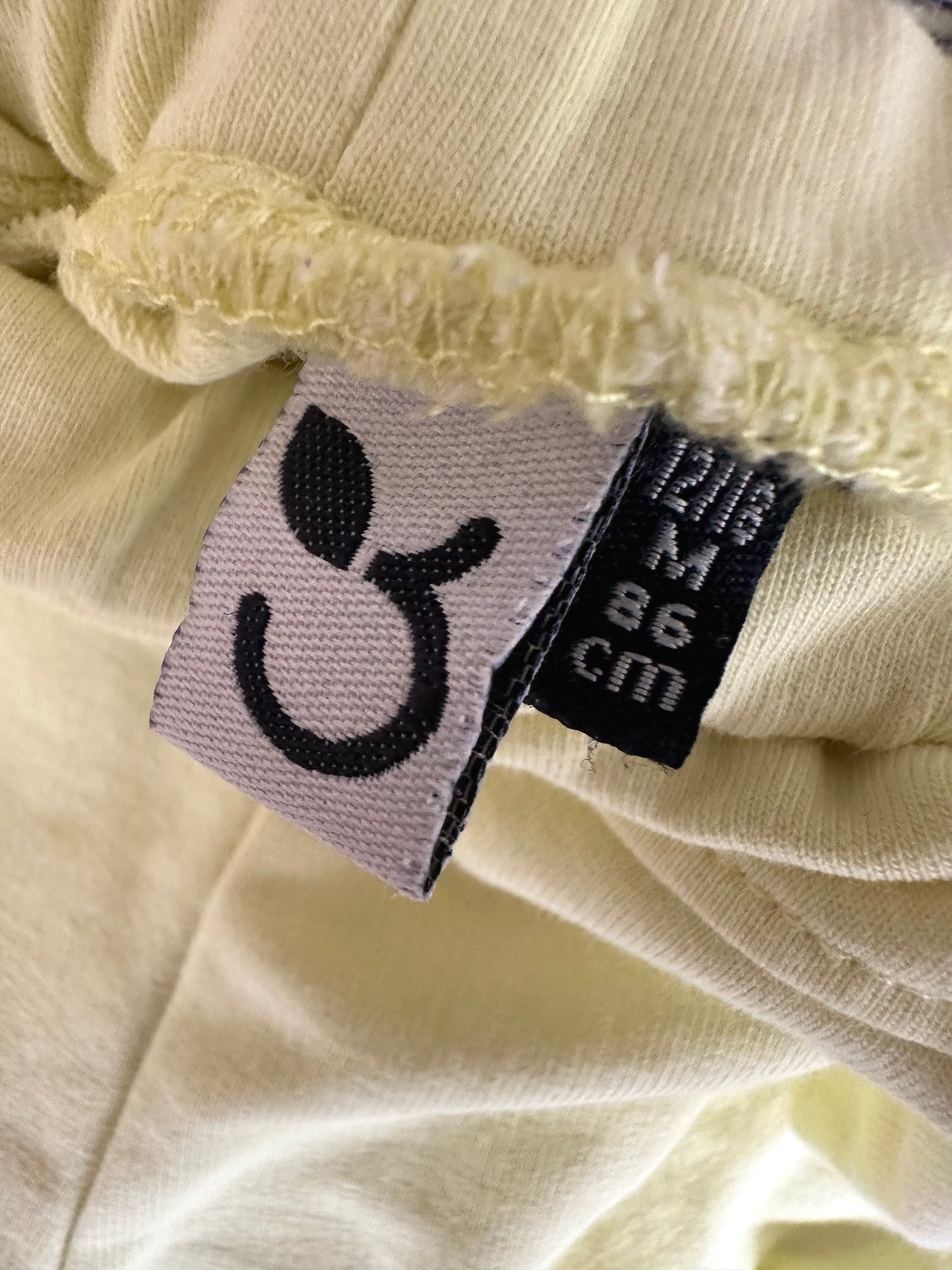 Yellow Bloomer Knot Detail Shorts / 12-18m