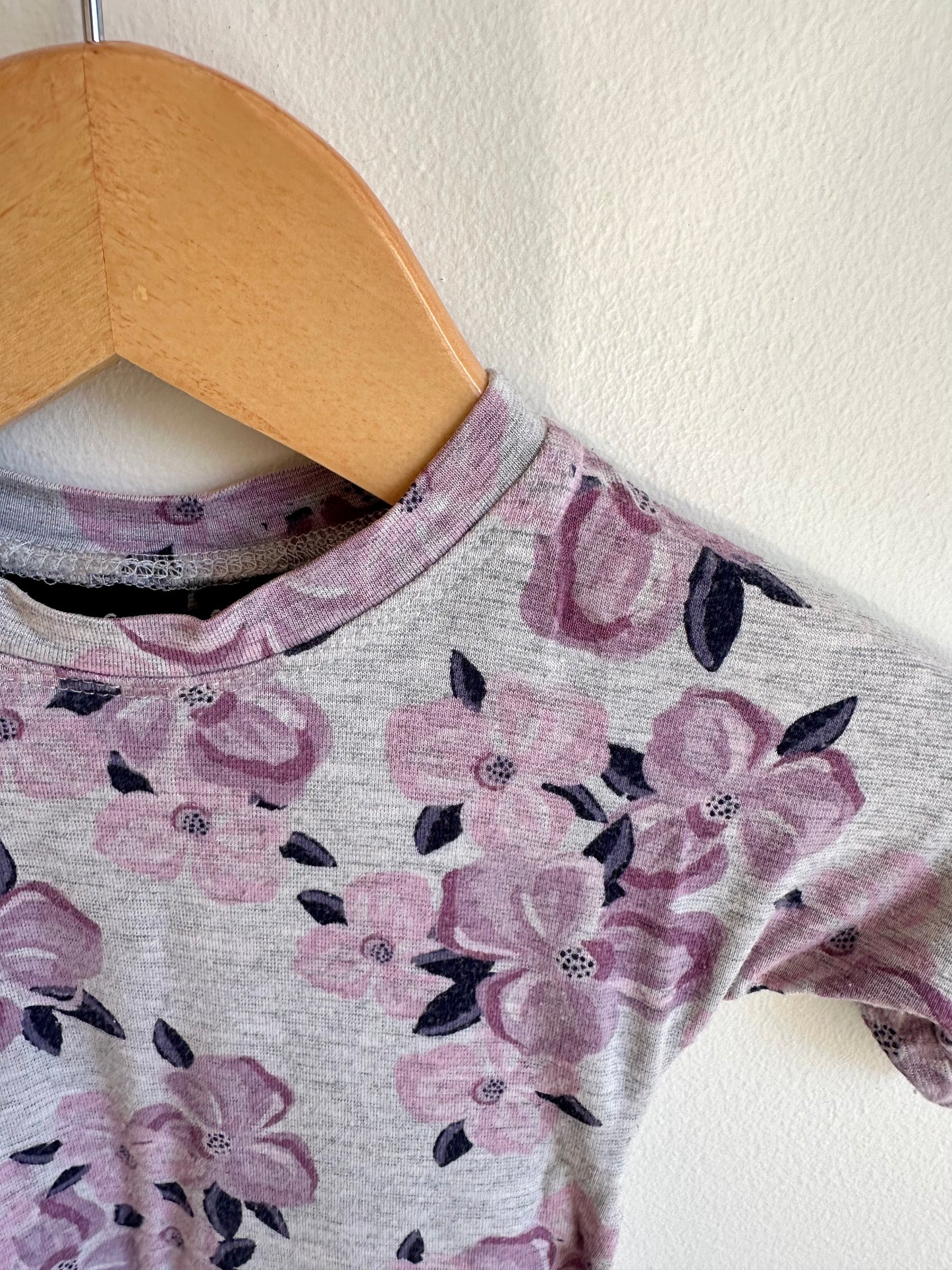 Vonbon Organic Floral Dress / 3-6m