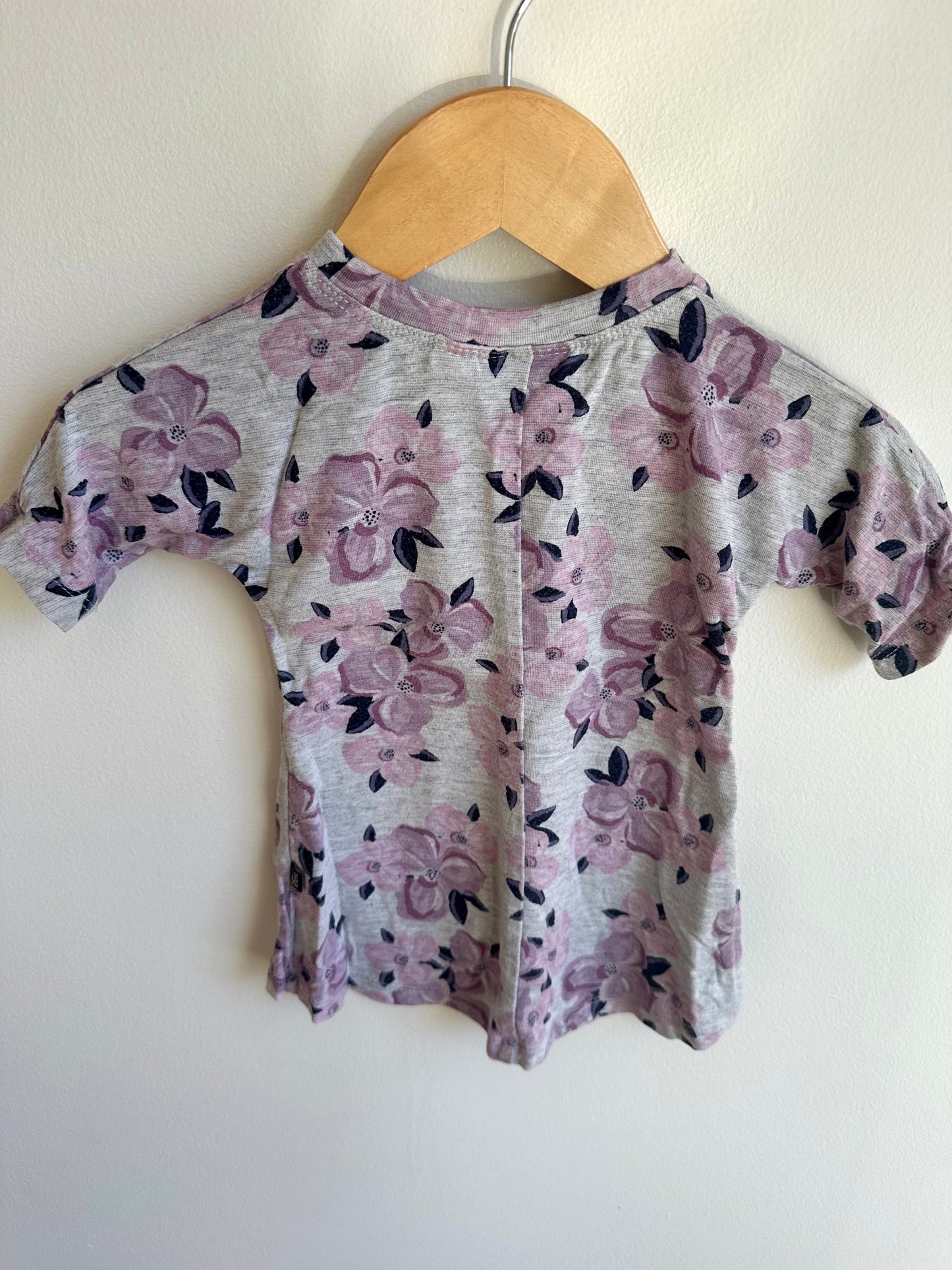 Vonbon Organic Floral Dress / 3-6m