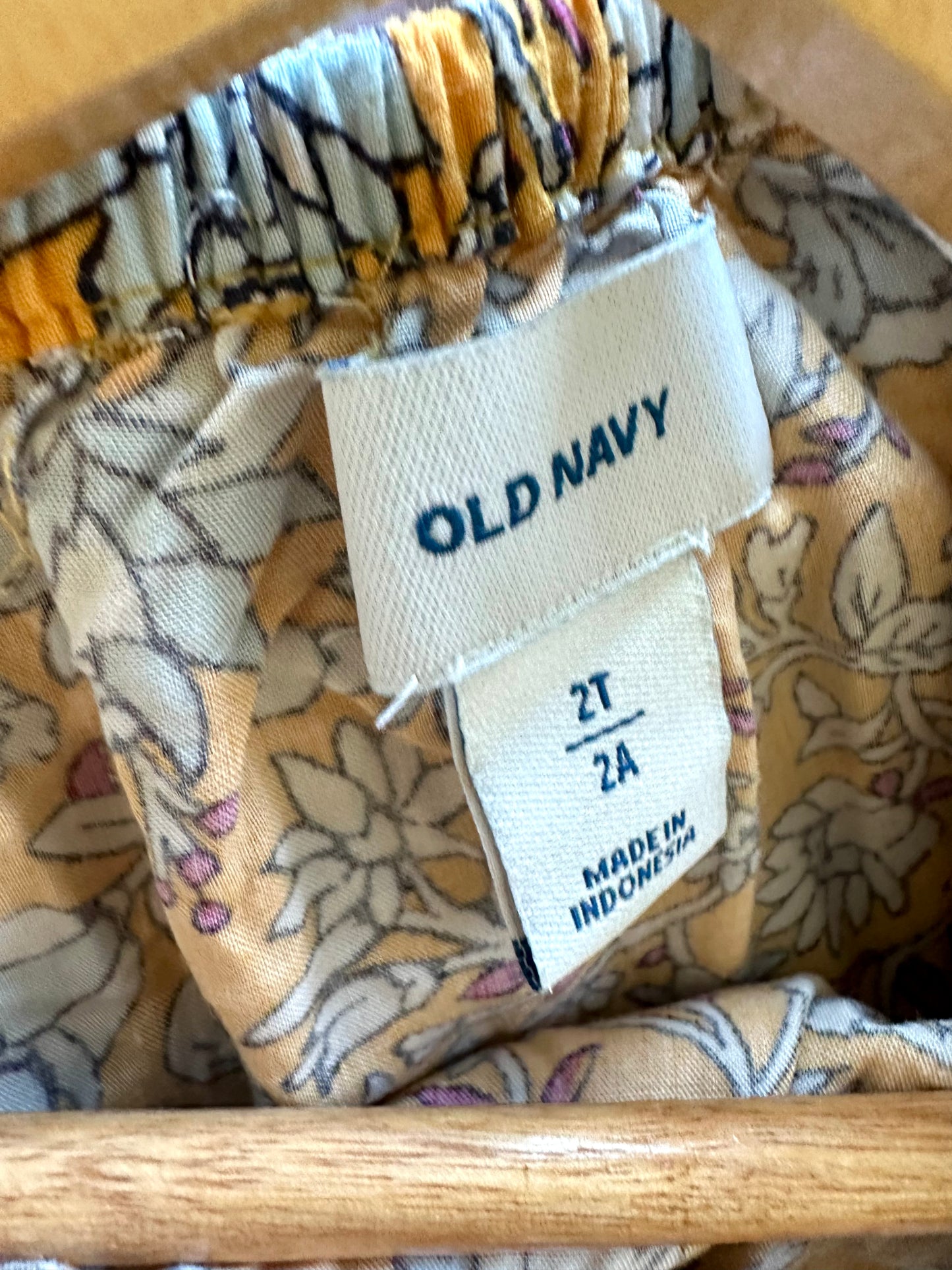 Yellow Floral Tank / 2T