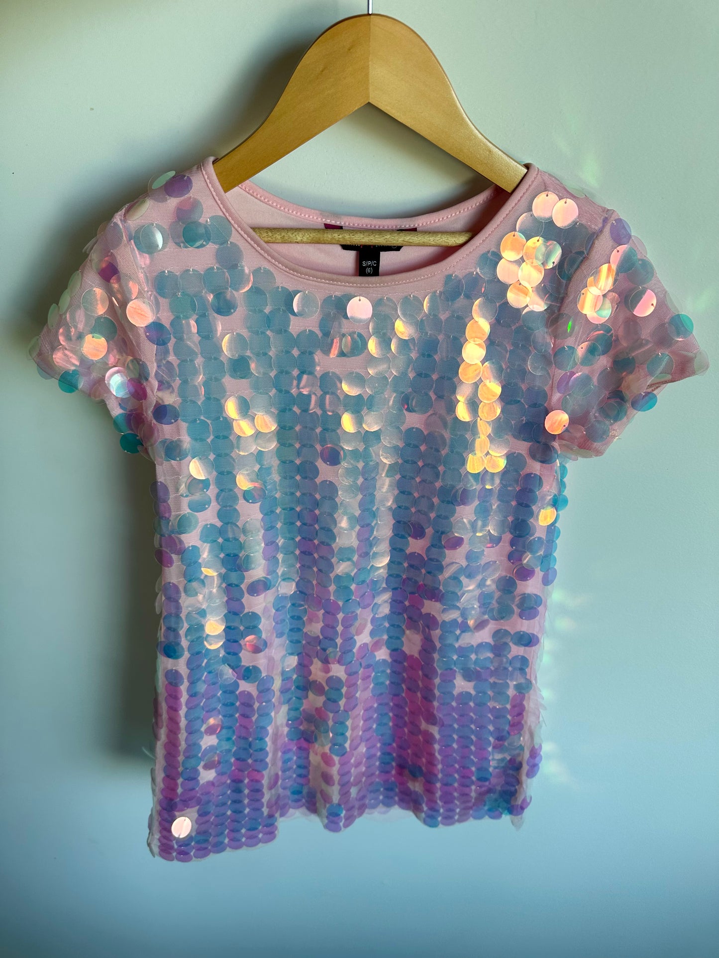 Pink Sequin Dress / 6 years