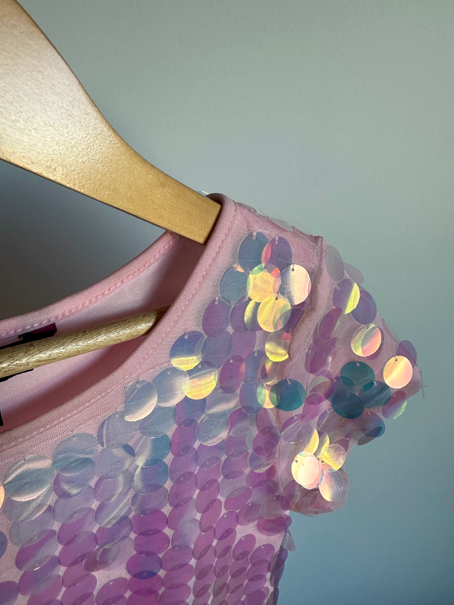 Pink Sequin Dress / 6 years