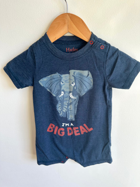 Hatley I'm A Big Deal Romper / 9-12m