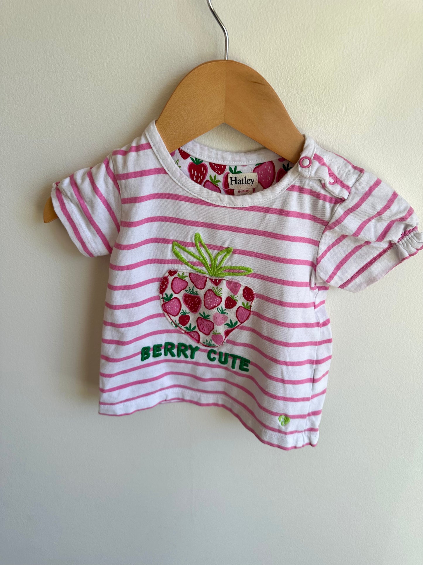 Hatley Strawberry T-Shirt / 6-12m