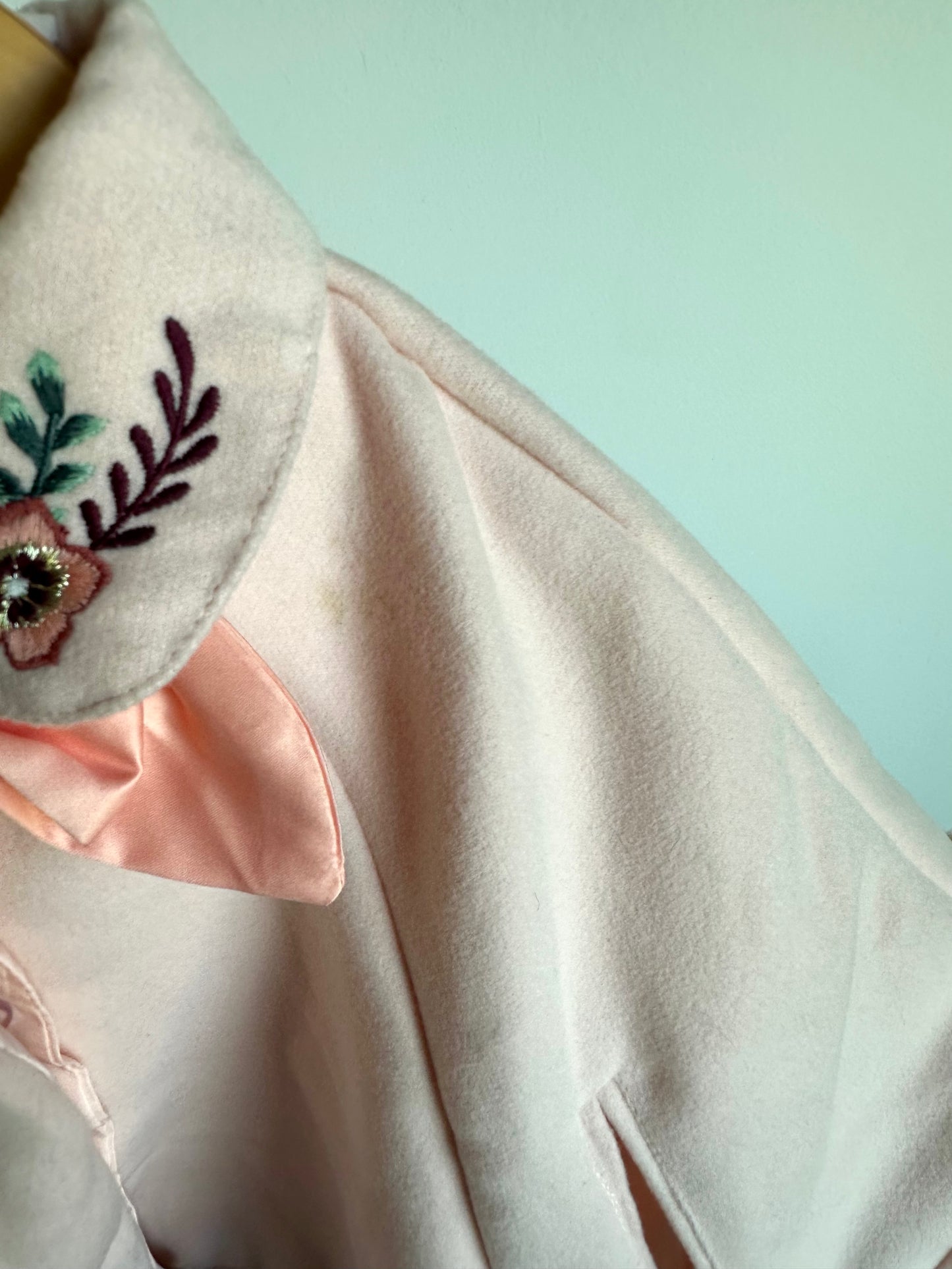 Pink Embroidered Shall / 3T