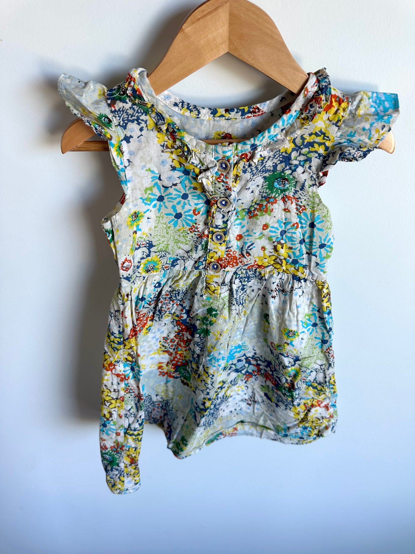 Sleeveless Floral Dress / 3T