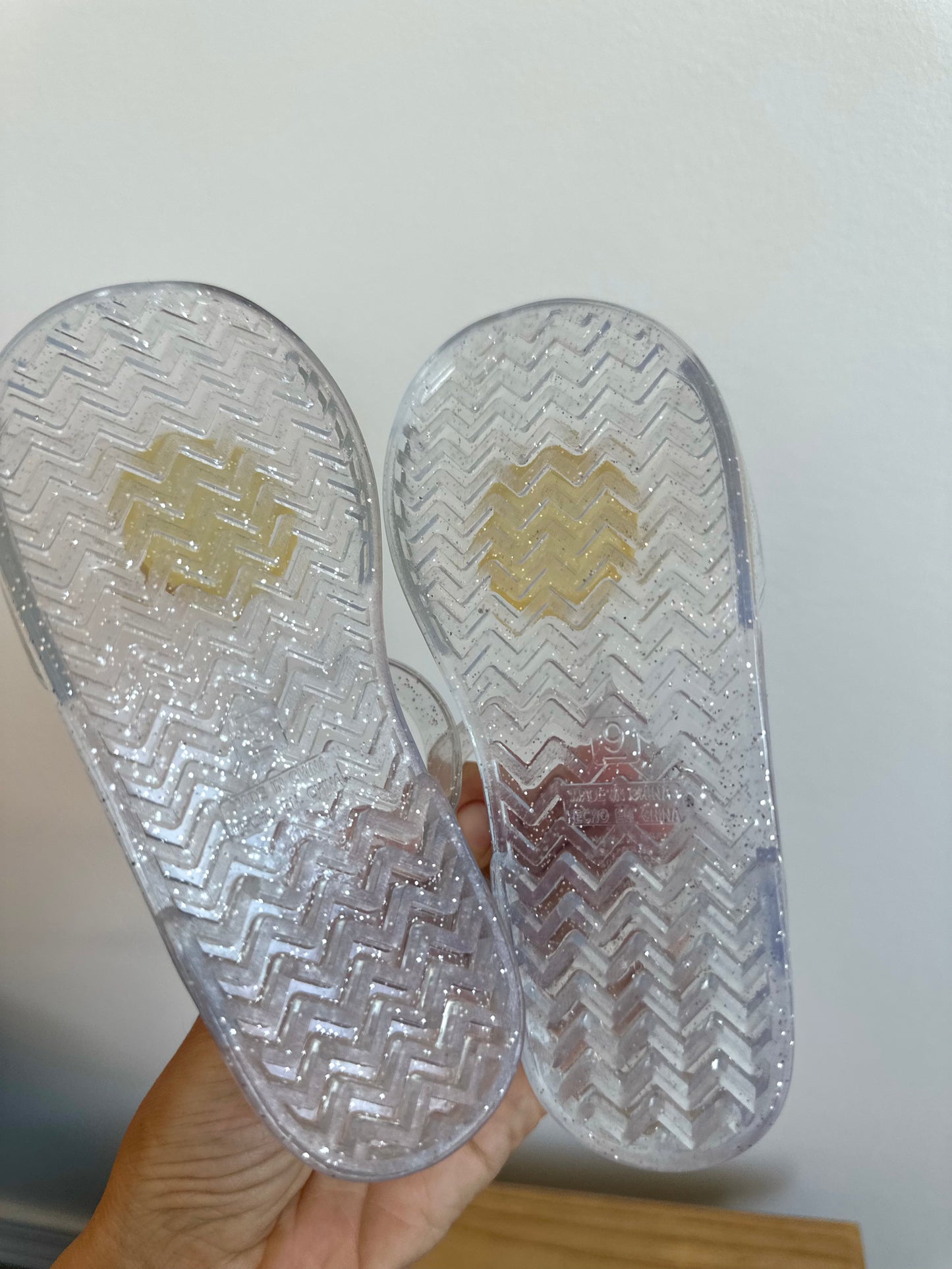 Lemon Jelly Sandals / Size 8-9 Toddler